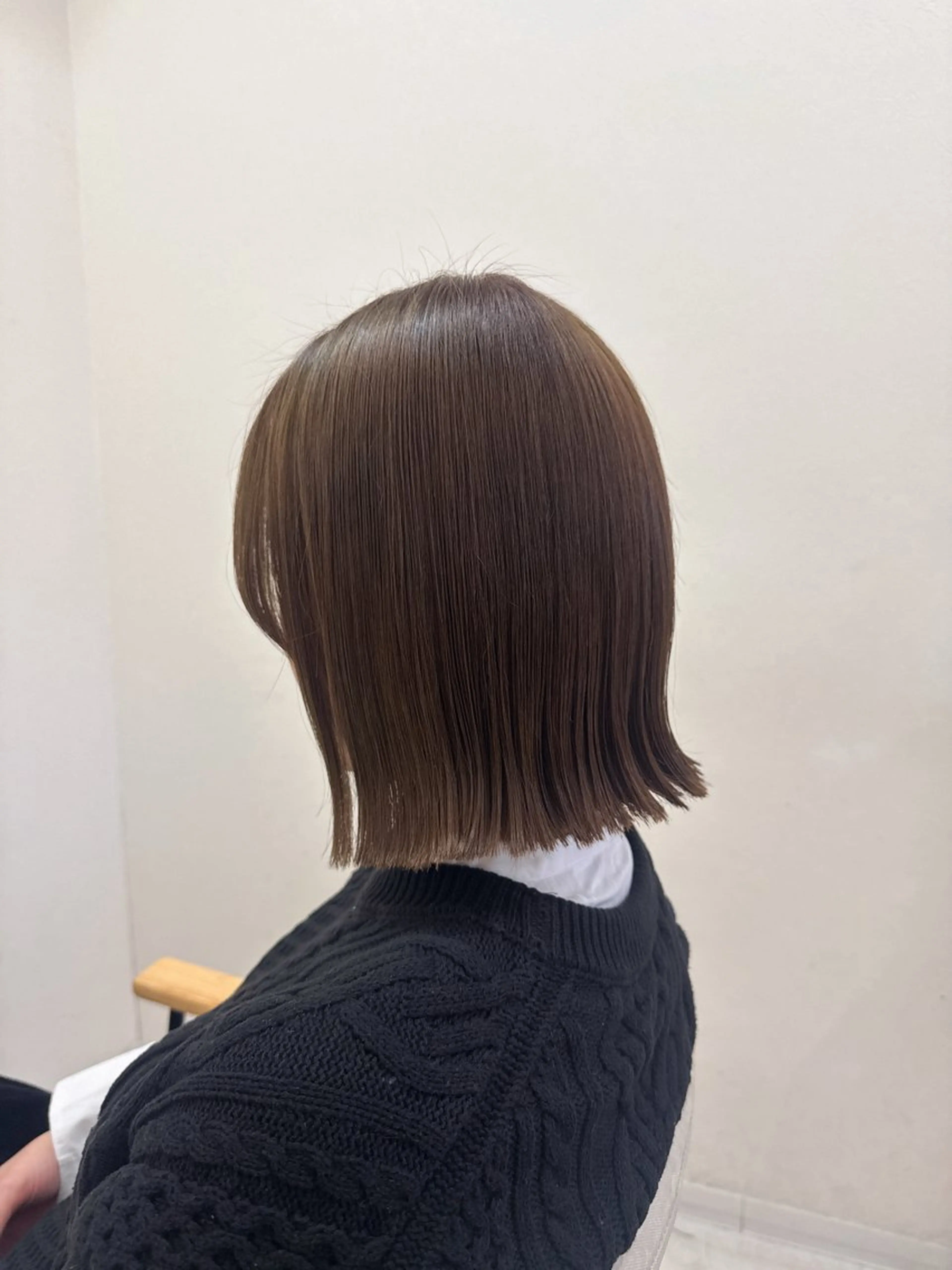 ミディアム カラー 切りっぱなしボブ ショートボブ ボブ 韓国風ヘア 小顔カット カット ヘアカラー トリートメント 🫧ショート・ボブ・ 似合わせ🫧井上歩のヘアスタイル