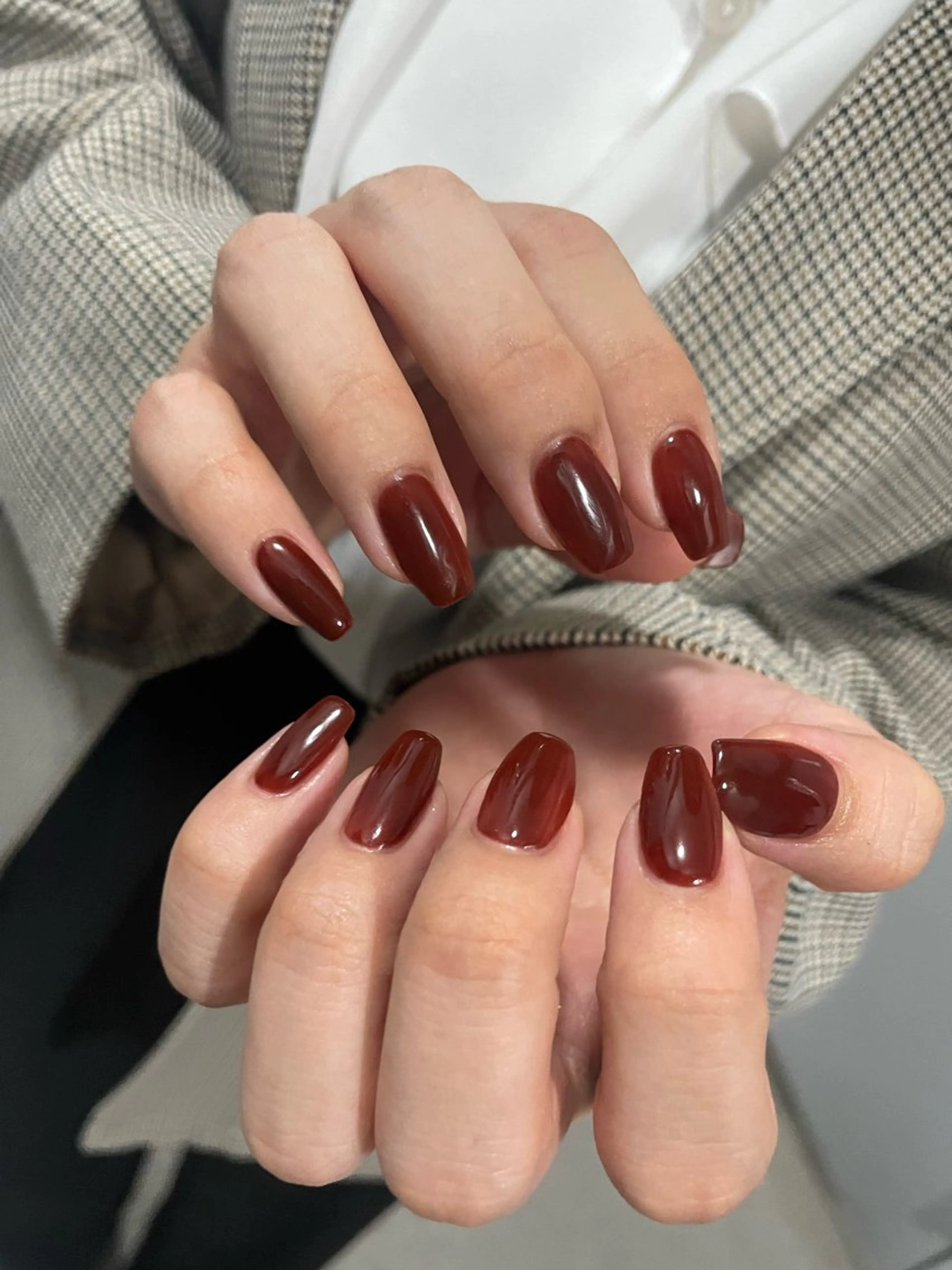 ネイル ワンカラーネイル emi 🧸のネイルデザイン