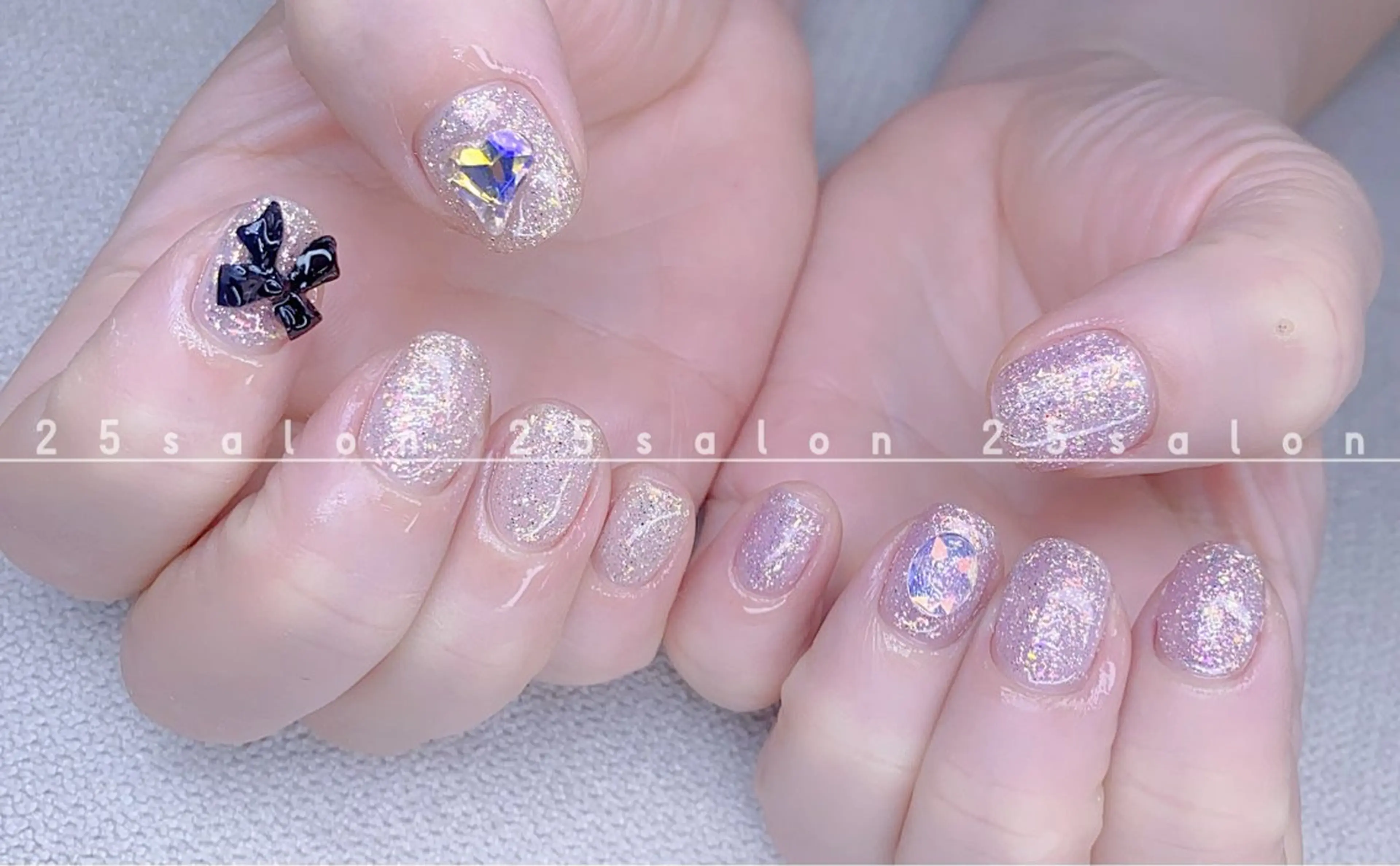 ネイル ジェルネイル 韓国ネイル ニュアンスネイル パラジェル ワンホンネイル 2 5のマツエク・マツパデザイン