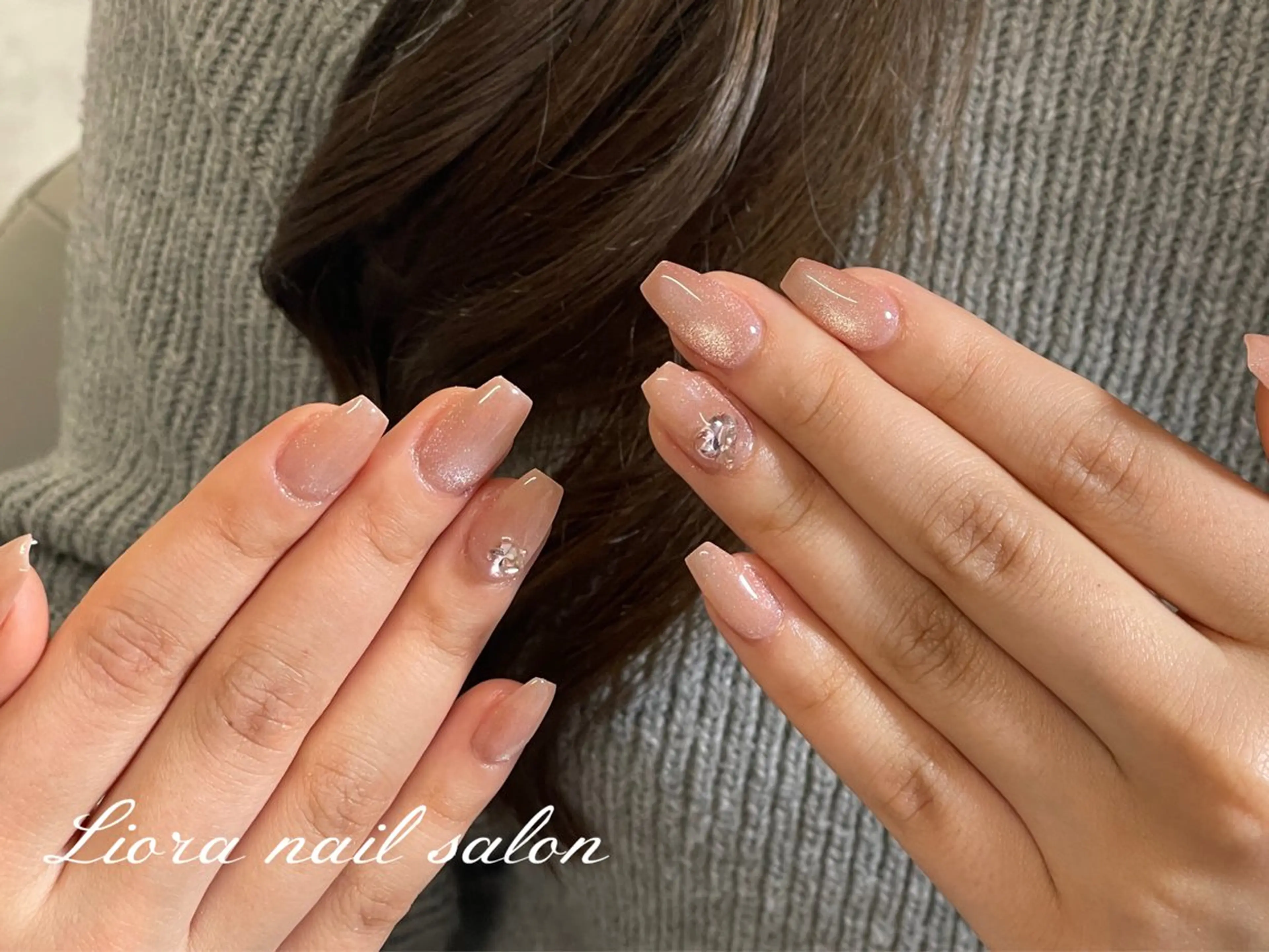 ネイル チークネイル フットネイル フレンチネイル ジェルネイル ガーリー ハンドネイル Liora nail スカルプ専門店のネイルデザイン