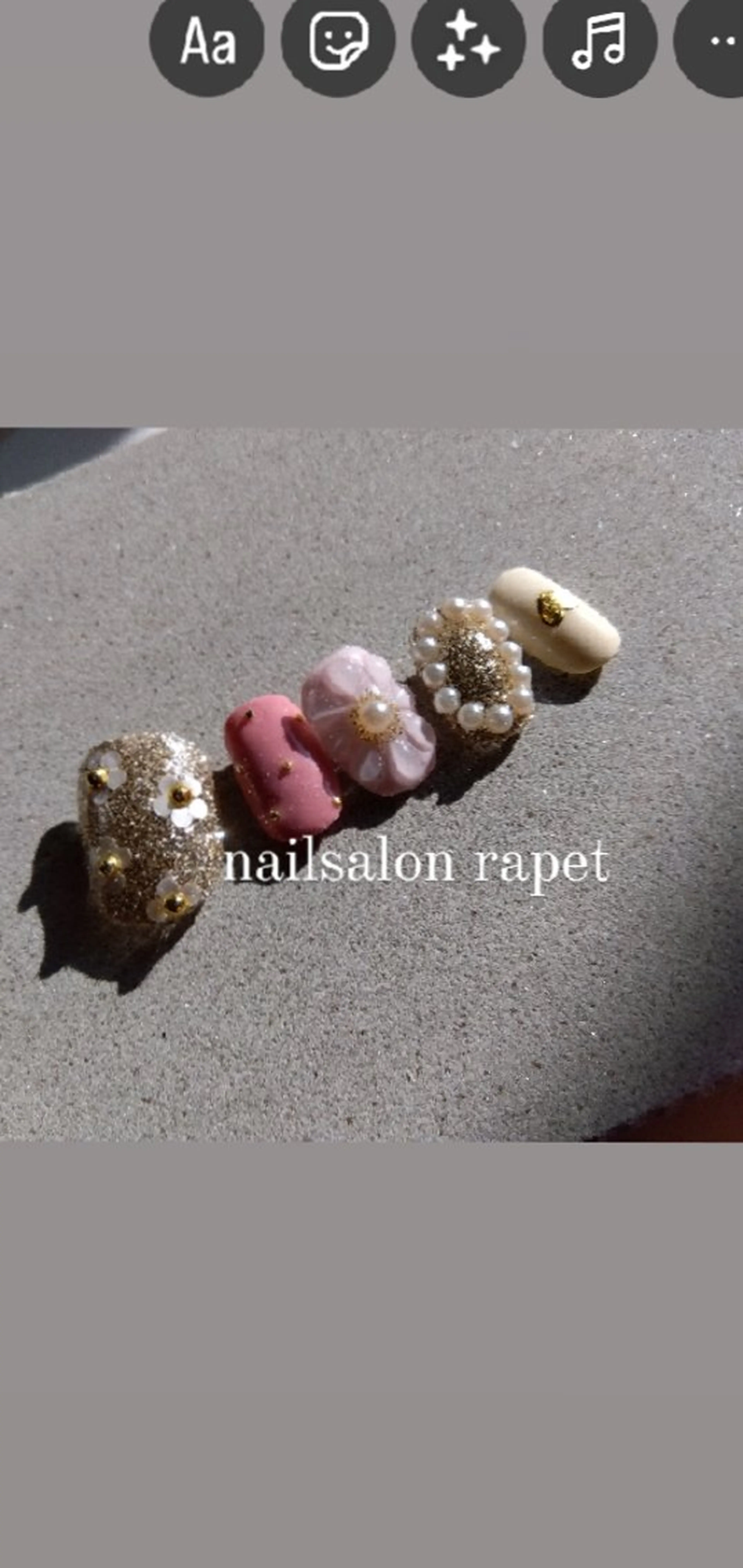 ネイル ハンドネイル nailsalon  rapetのネイルデザイン