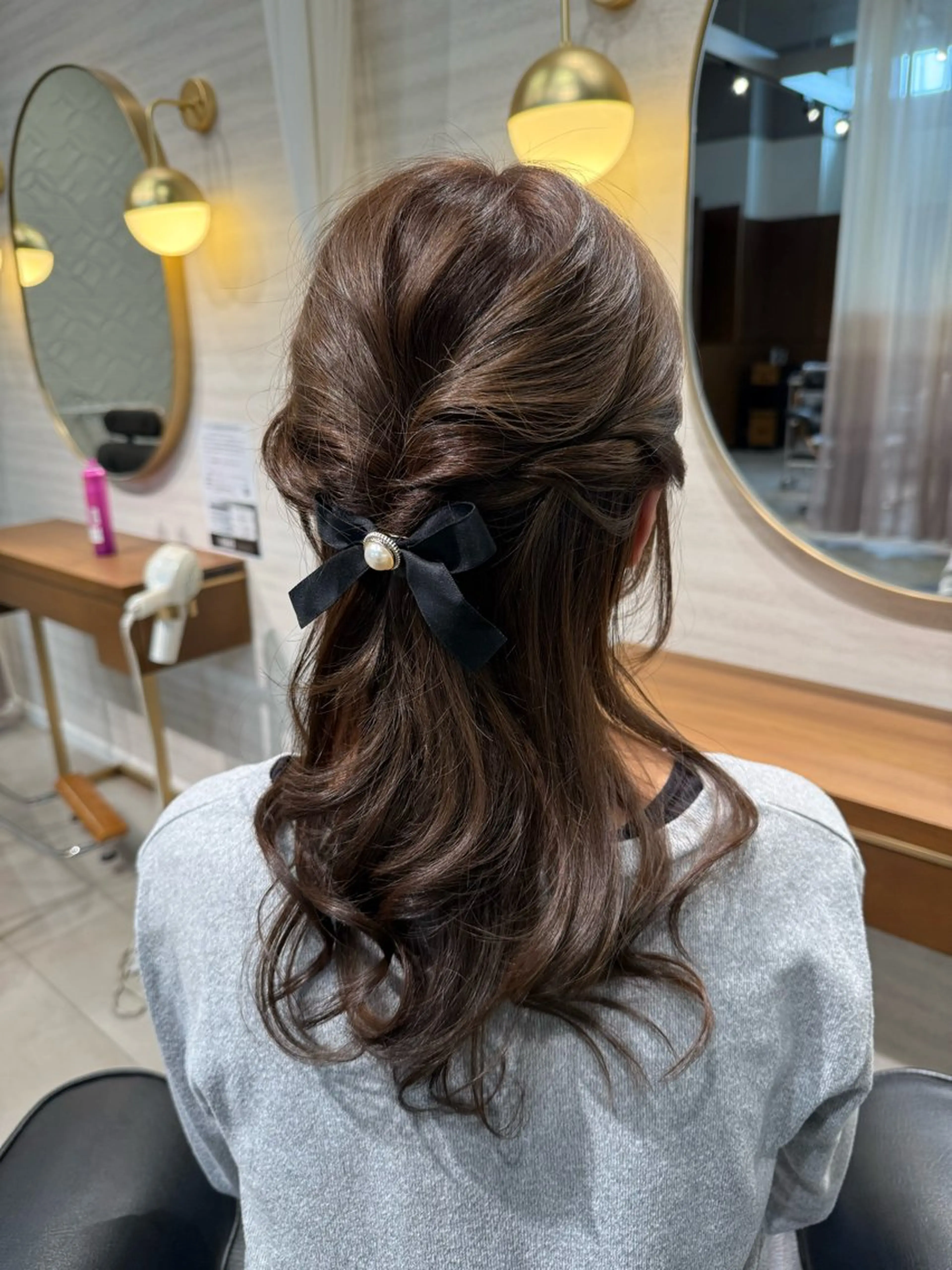 透明感ワンカラー🫧+選べるトリートメント+前髪カット+♡ヘアアレンジ付き♡の写真