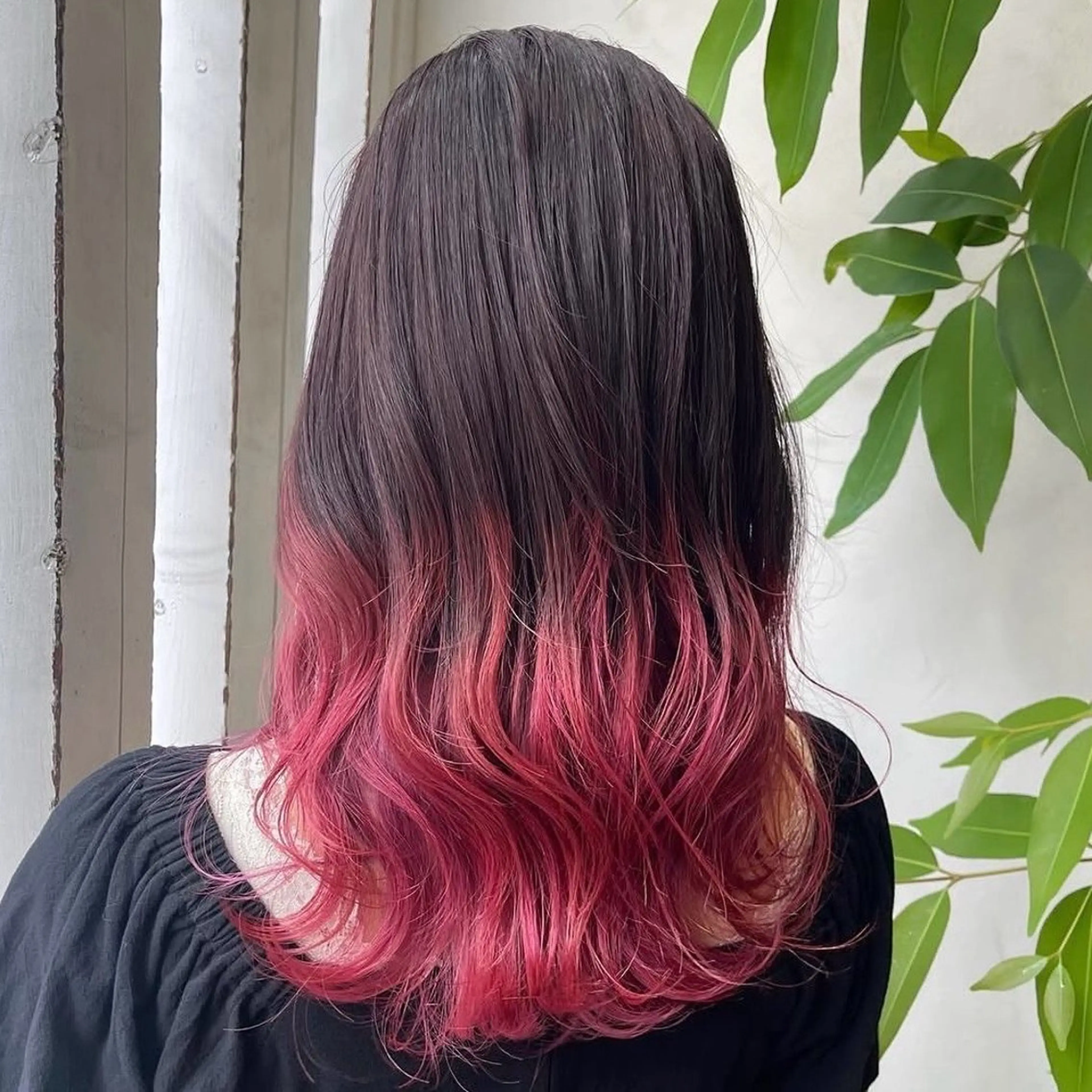 セミロング カラー ブリーチ ブロンド カット ヘアカラー トリートメント 梅原 姫🍬🐰のヘアスタイル