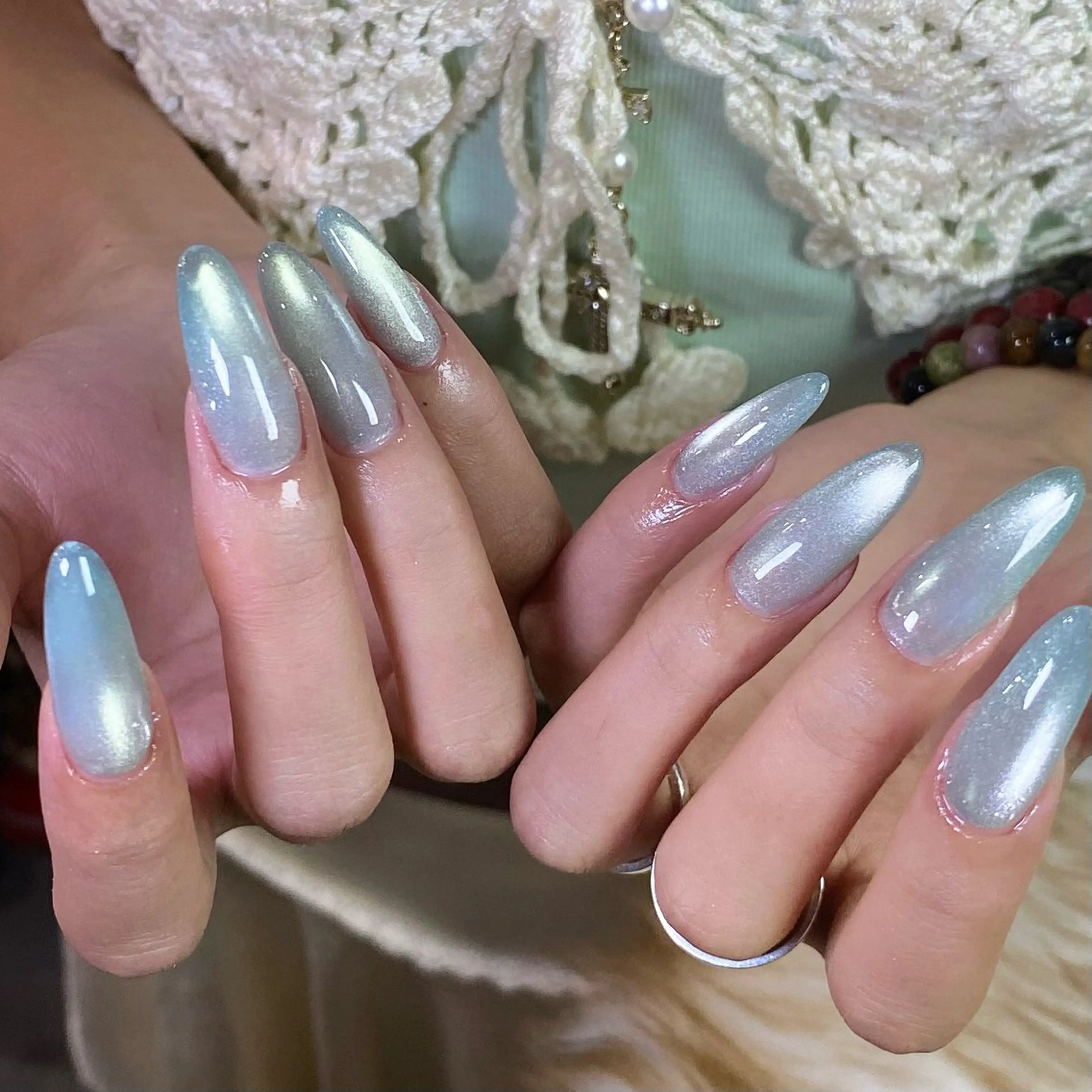 ネイル ハンドネイル Dark honey スカルプ専門原宿店のネイルデザイン