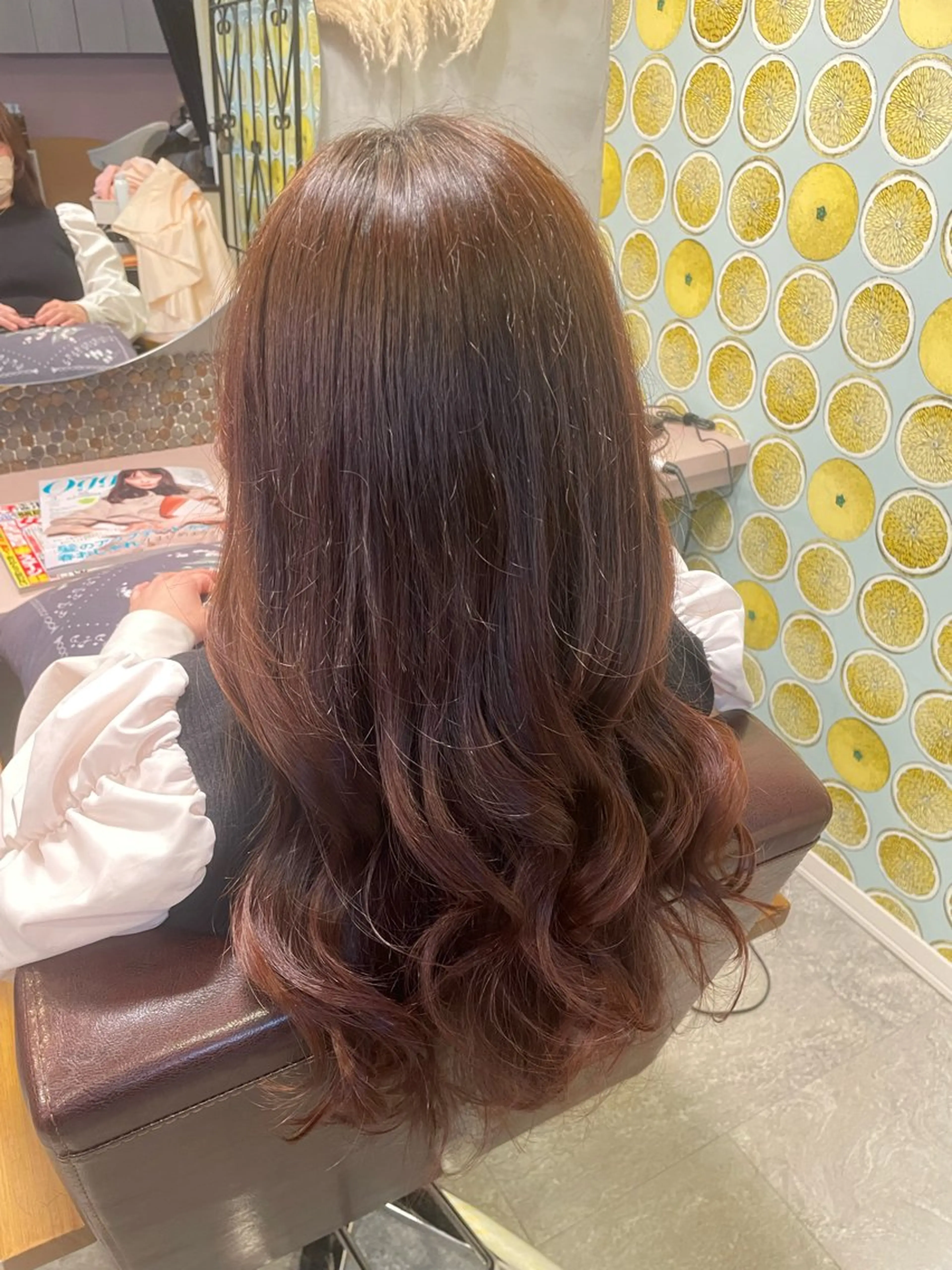 ロング hair make echo滿木あい花のヘアスタイル