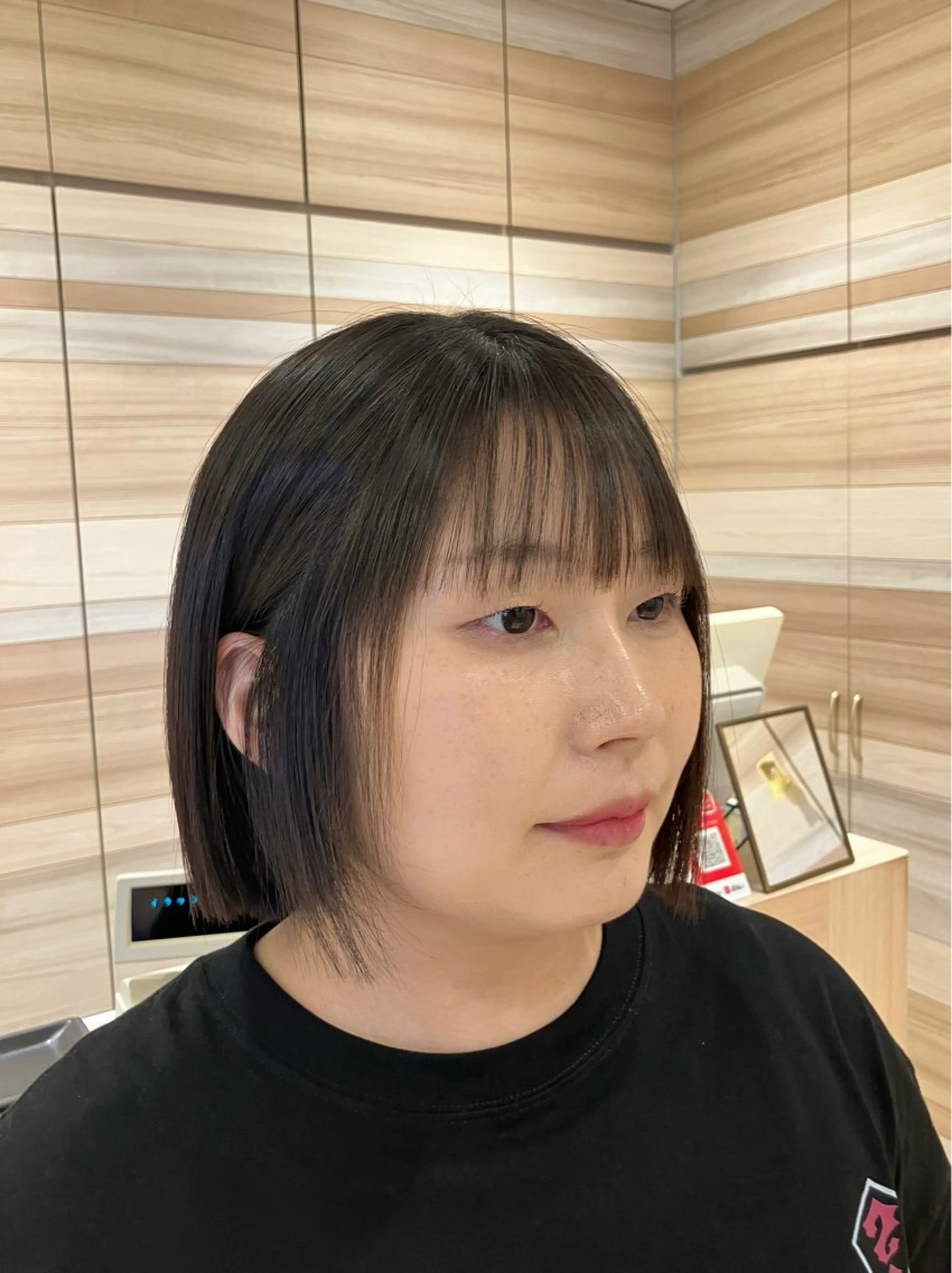 縮毛矯正(前髪のみ)の写真