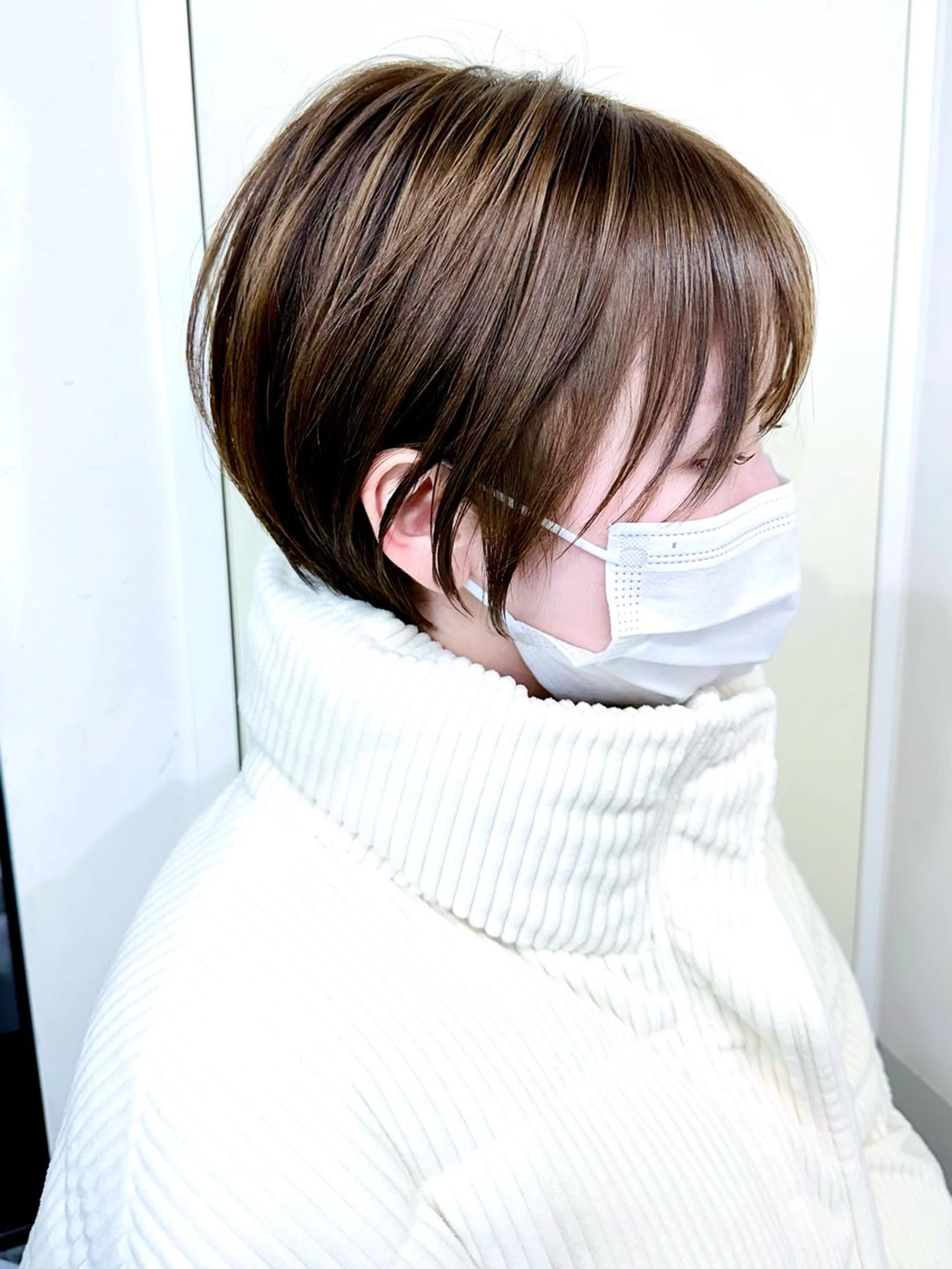 ショート カラー カット ヘアカラー 女性が憧れる ショート/角田愛和のヘアスタイル