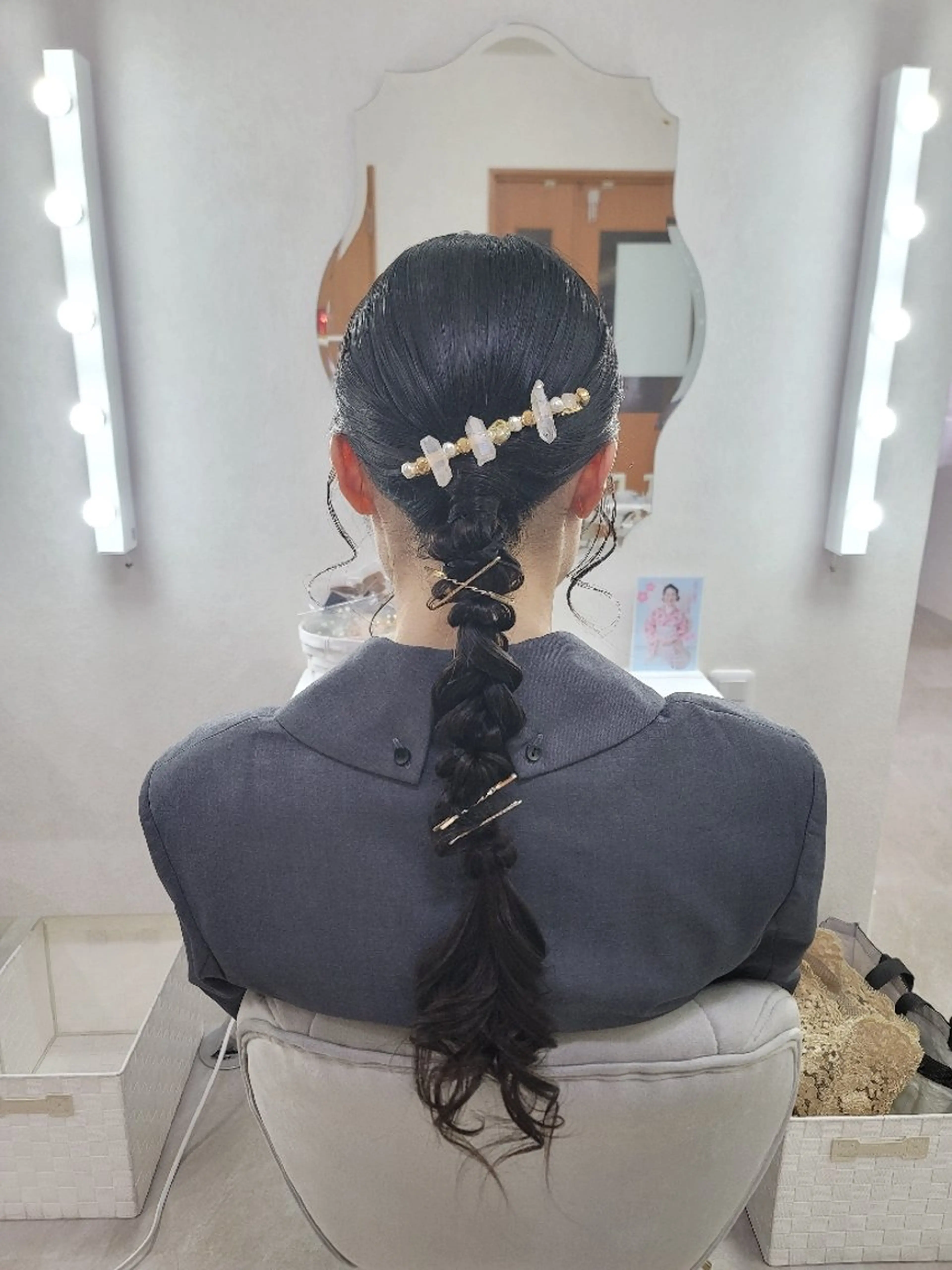 ロング ヘアアレンジ ヘアセット 渥美 寿美翔のヘアスタイル