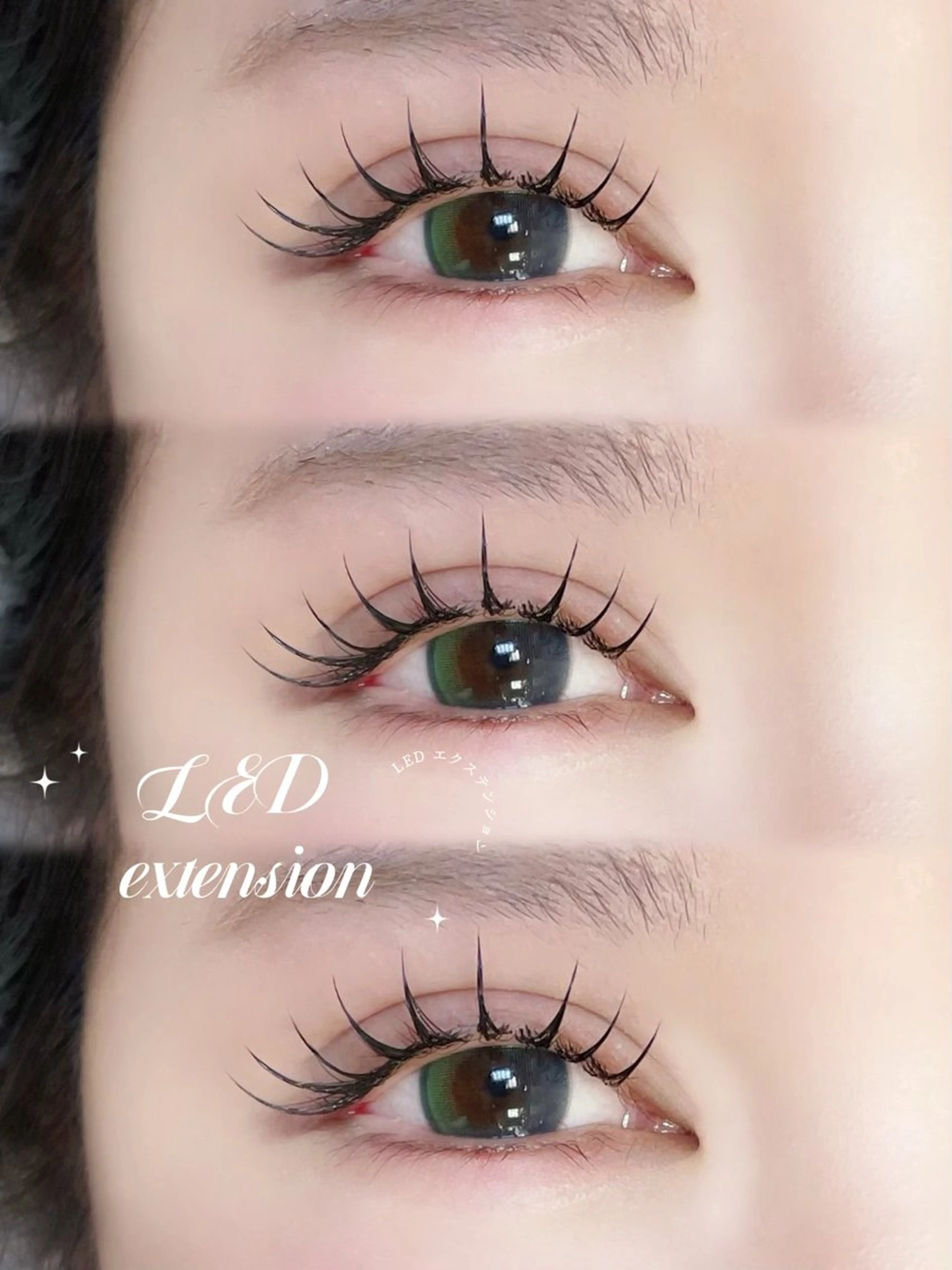 マツエク・マツパ マツエク 大阪梅田 SAKI 韓国風束感まつ毛のマツエク・マツパデザイン