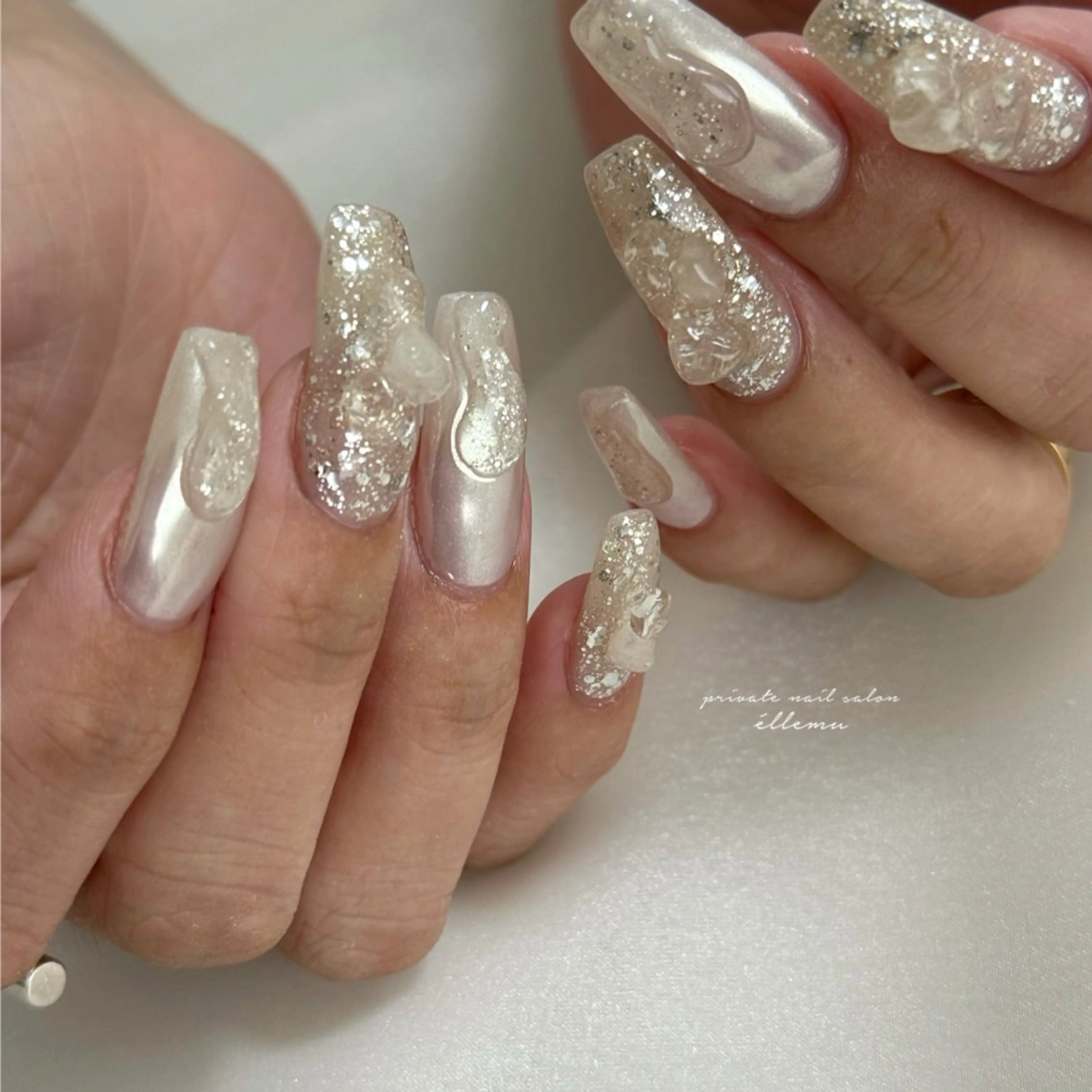 ネイル ハンドネイル éllemu えるみゅのネイルデザイン