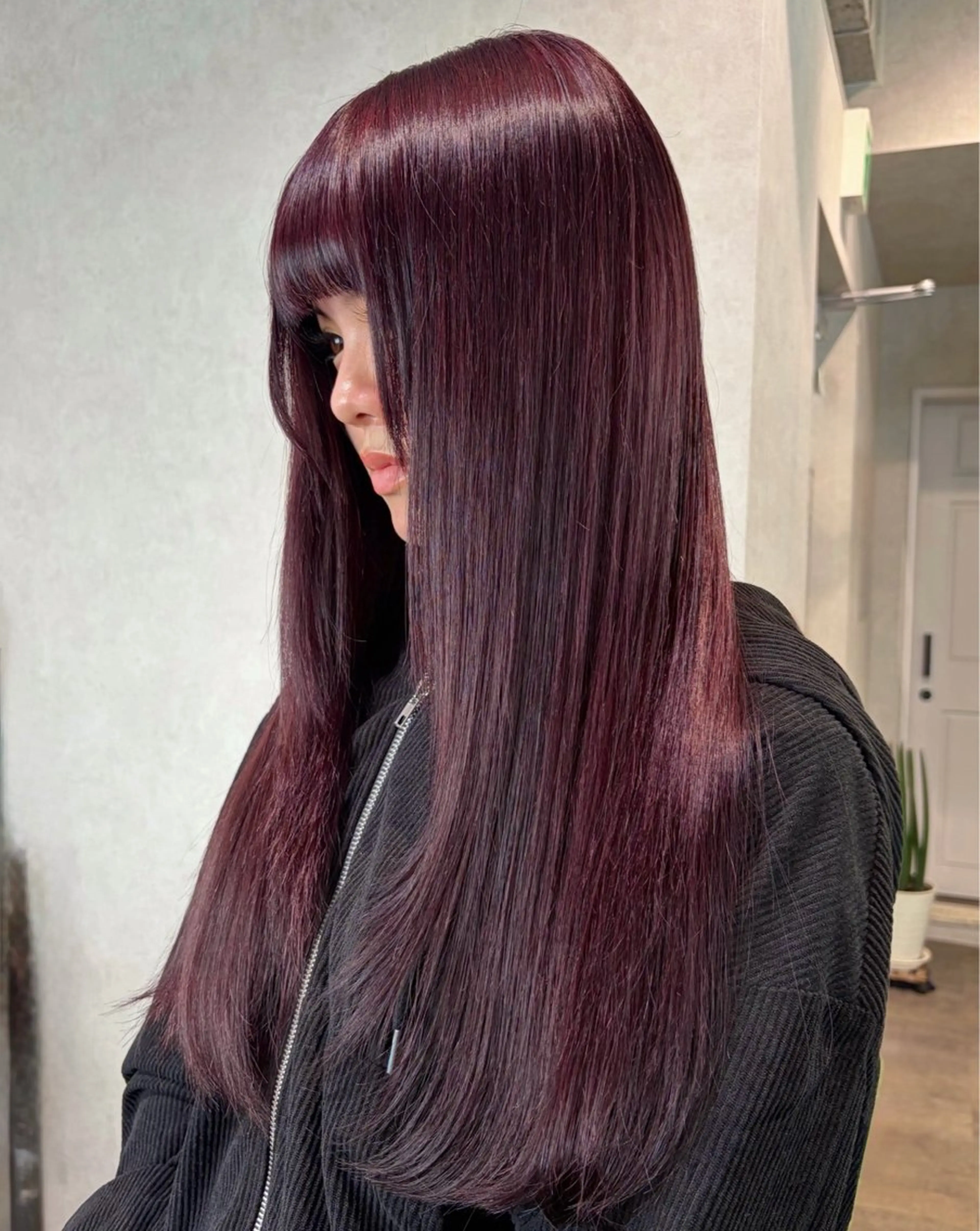 ロング カラー ヘアカラー 透明感カラー🫧🎀 まりなのヘアスタイル