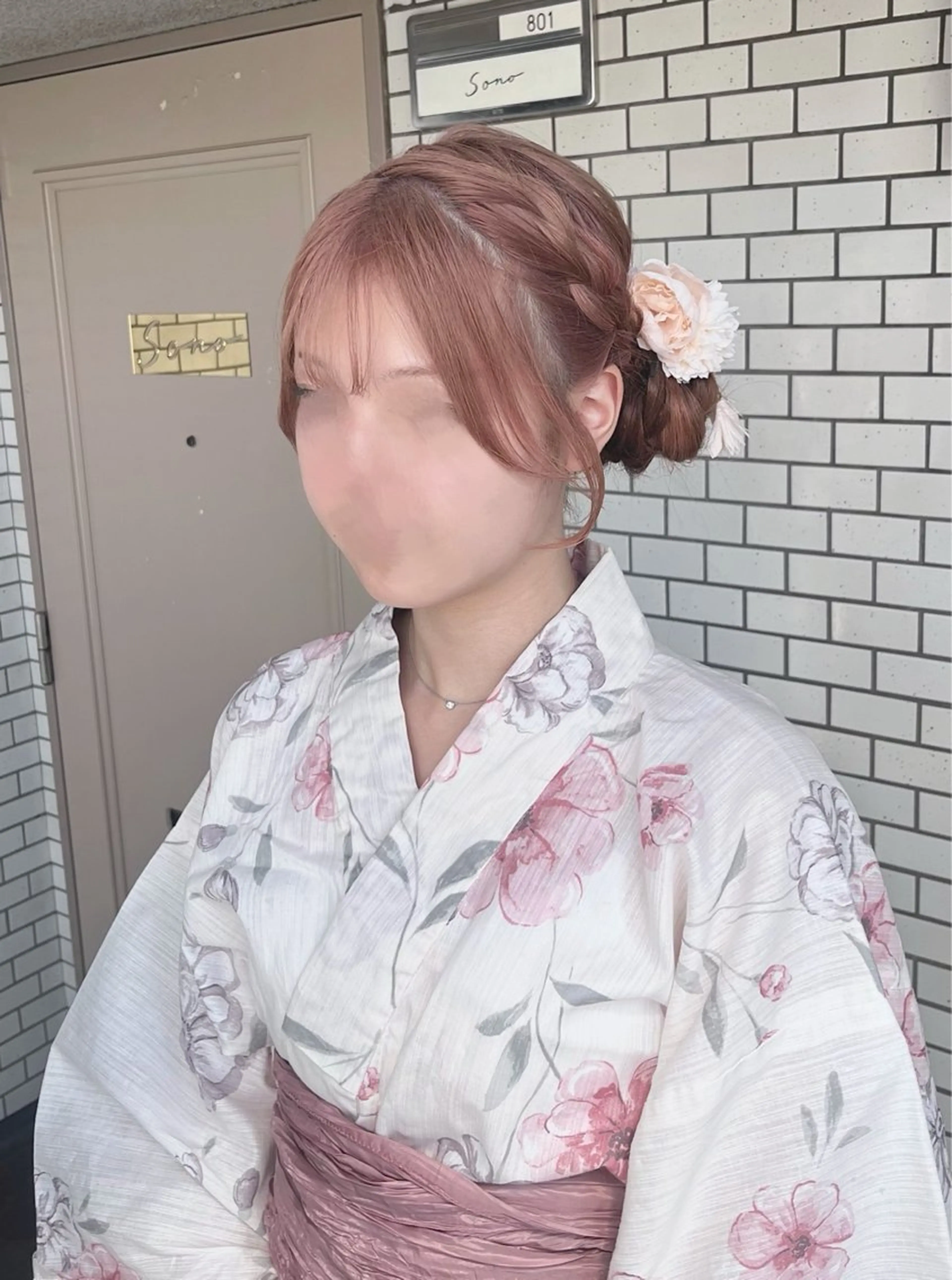 セミロング ヘアアレンジ お団子ヘア 浴衣 参列♡デートゆるふわ ヘアメイク🎀みゆうのヘアスタイル