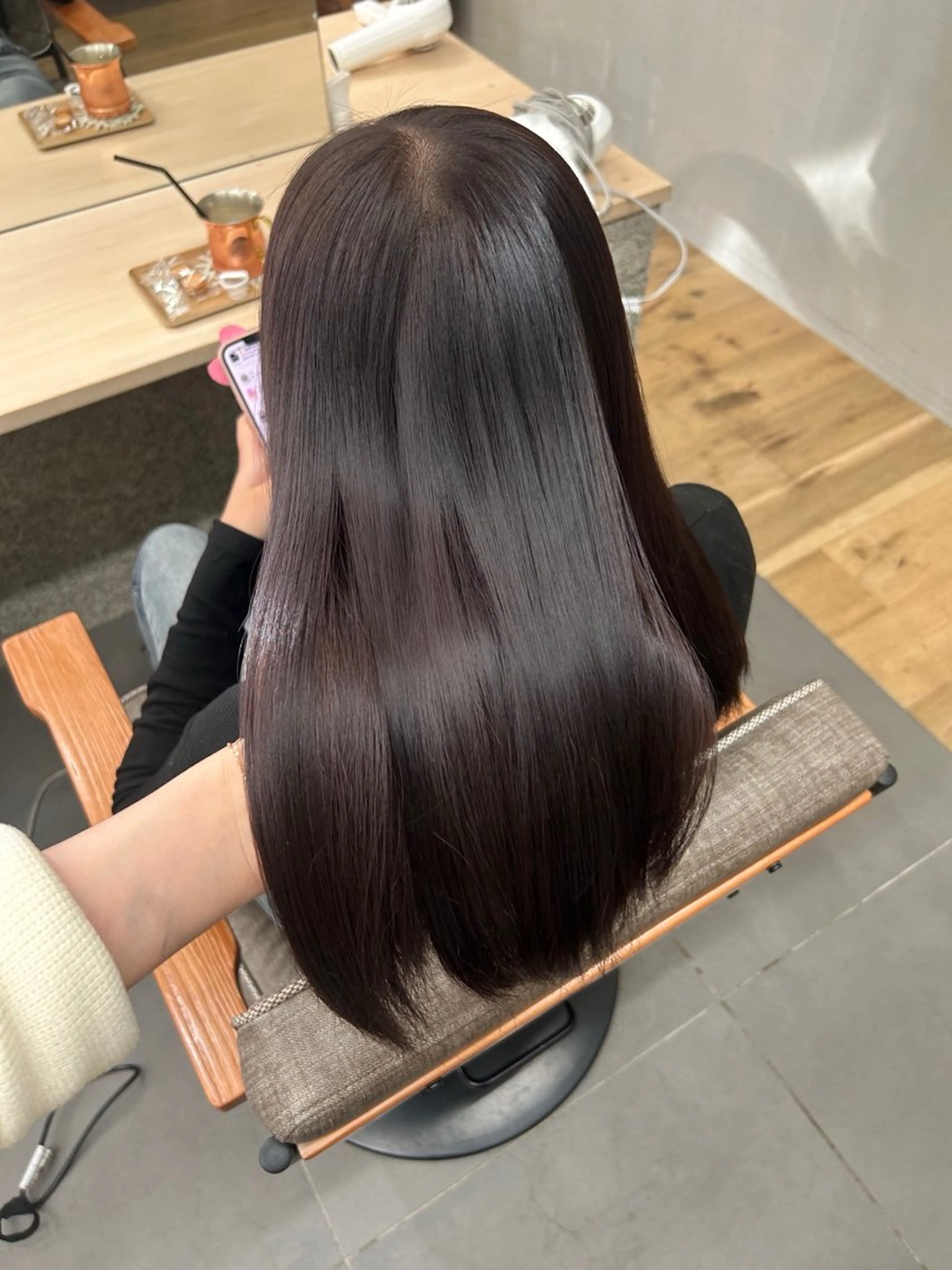 手触りサラサラ🧖🏼‍♀️内部補修 aujua トリートメント♡の写真