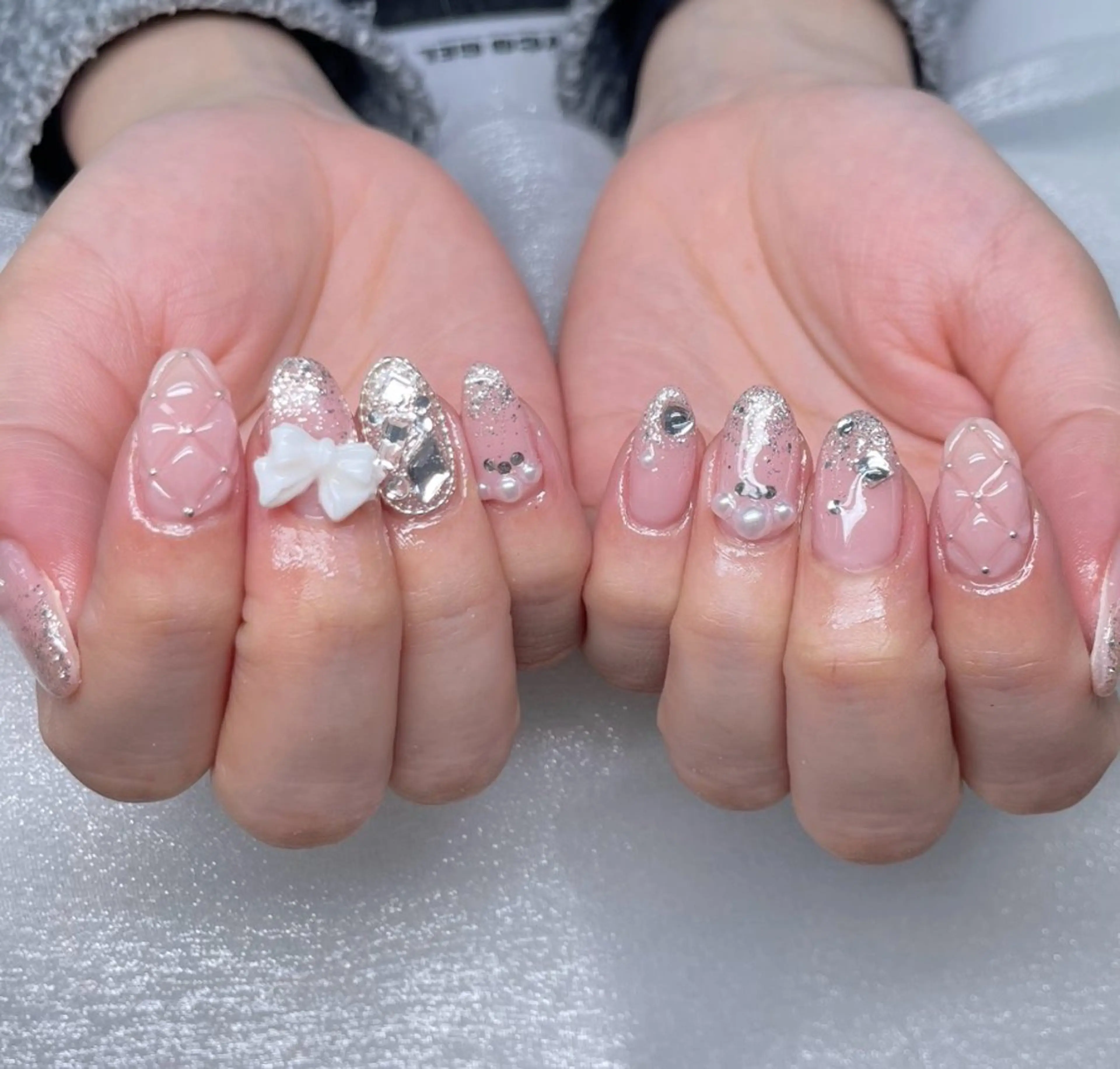 ネイル ハンドネイル Bianca🎀 ONODERAのネイルデザイン