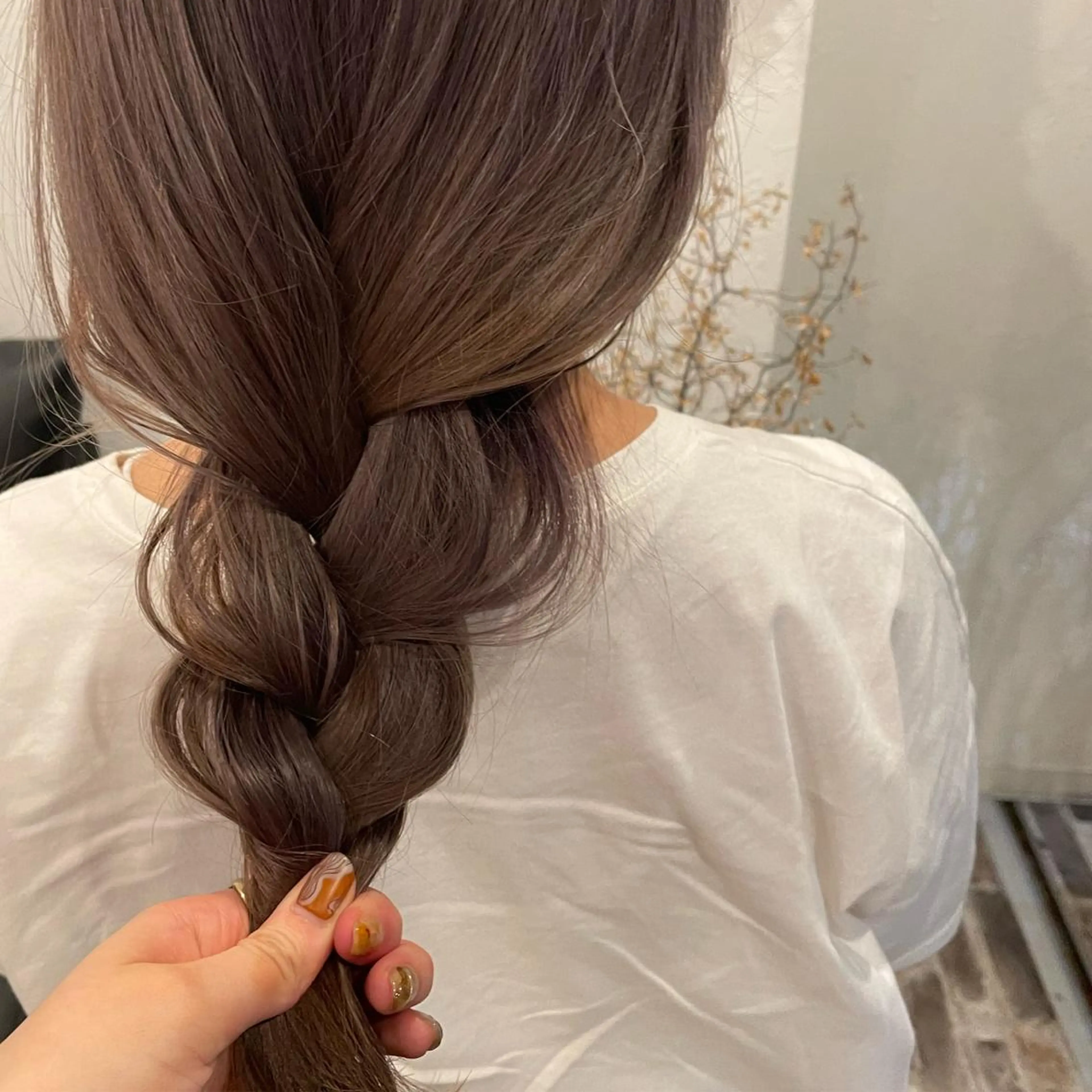 セミロング カラー グレージュ ラベンダーカラー ラベンダーグレージュ ラベンダーグレー ヘアカラー m ā l o.🌷 サカモトマイコのヘアスタイル