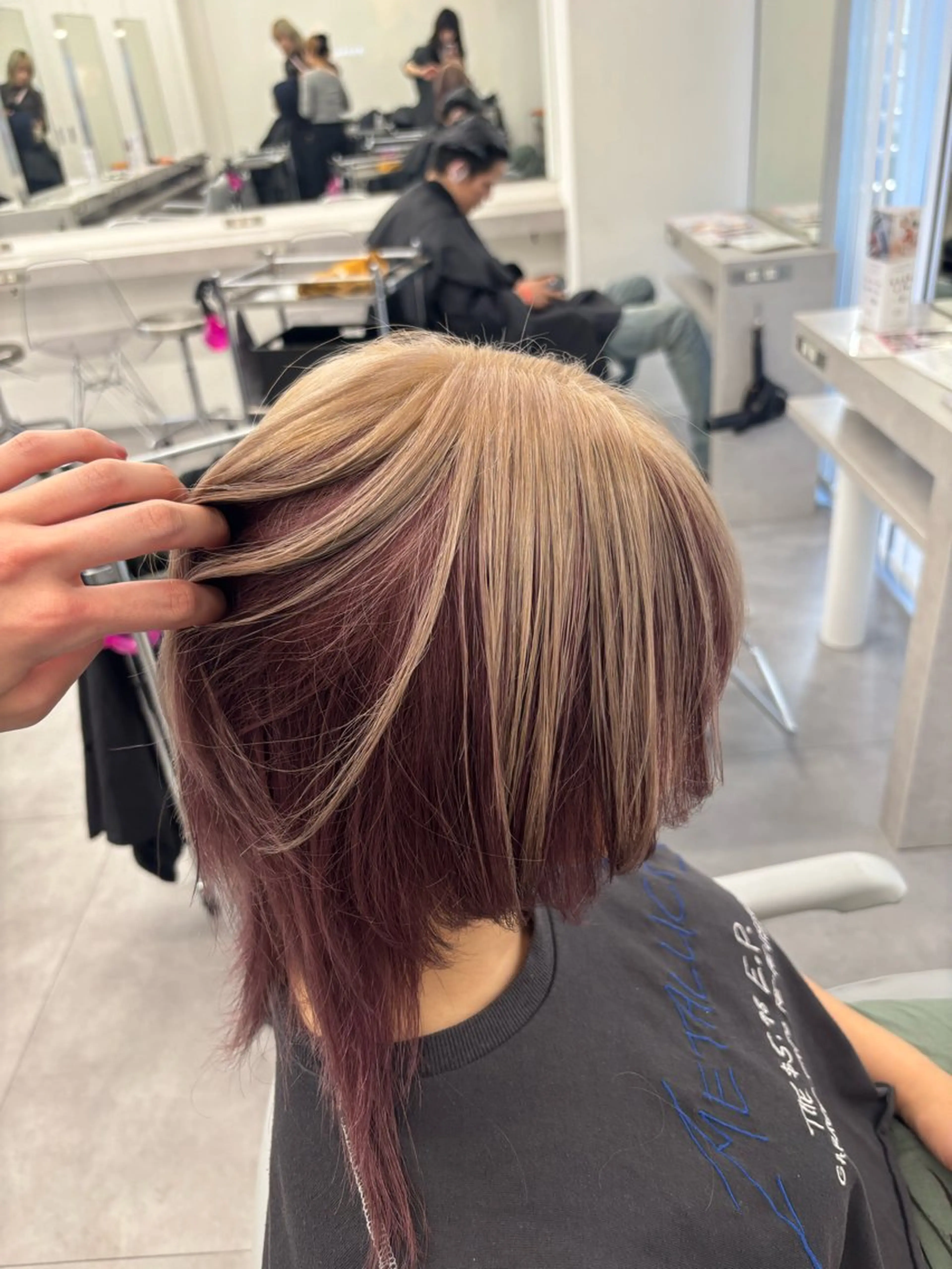 ミディアム カラー ヘアカラー トリートメント 【GAME栄】 そなのヘアスタイル