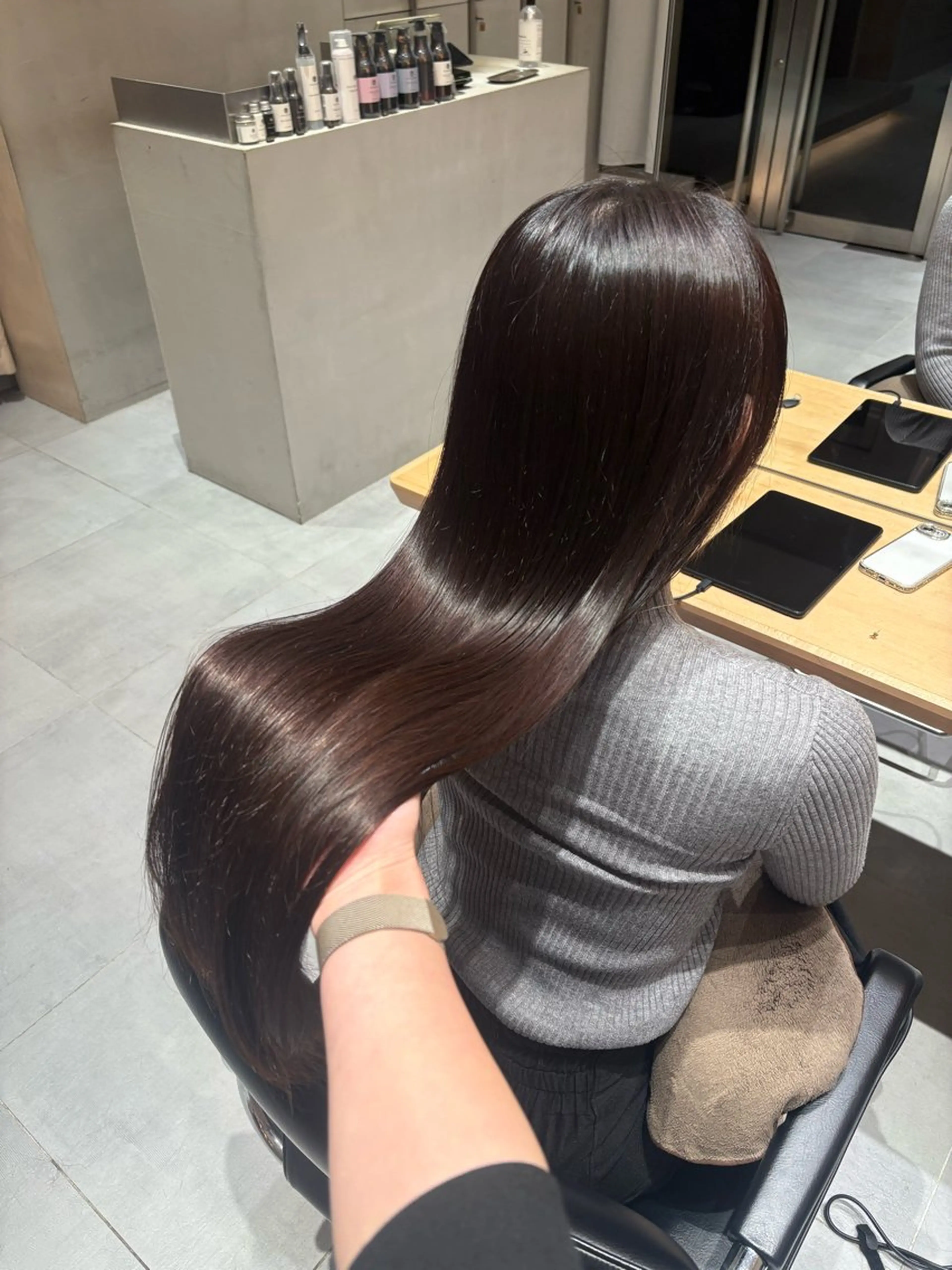 ロング トリートメント トリートメント 🌷花音🌷メンズ /艶カラー/Wカラーのヘアスタイル