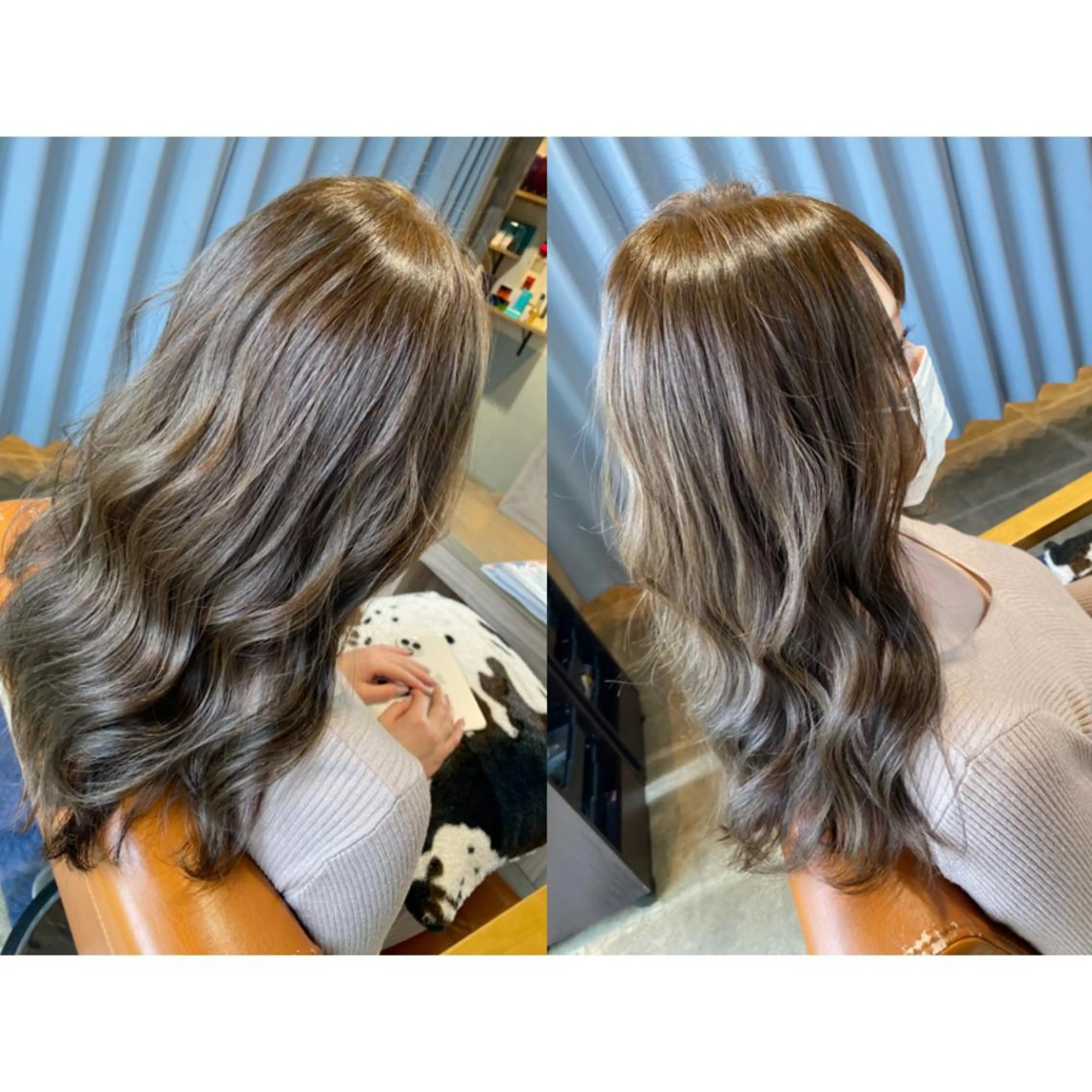 カラー ブリーチ ブリーチなしカラー カット ヘアカラー トリートメント 🐻結んで可愛い hair EMI🐻のヘアスタイル