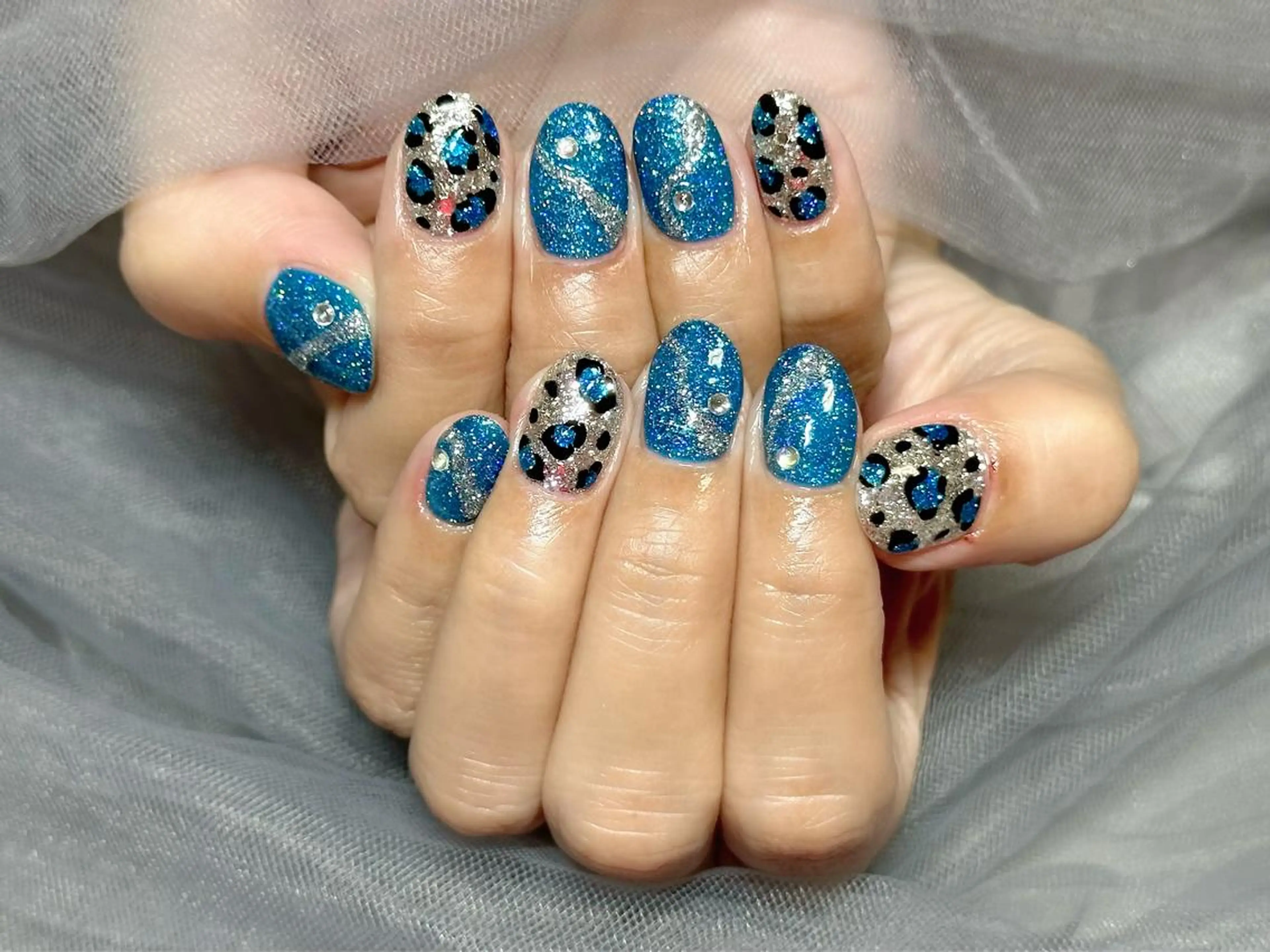 ネイル アニマル柄 ハンドネイル Nail Salon KURELLYのネイルデザイン