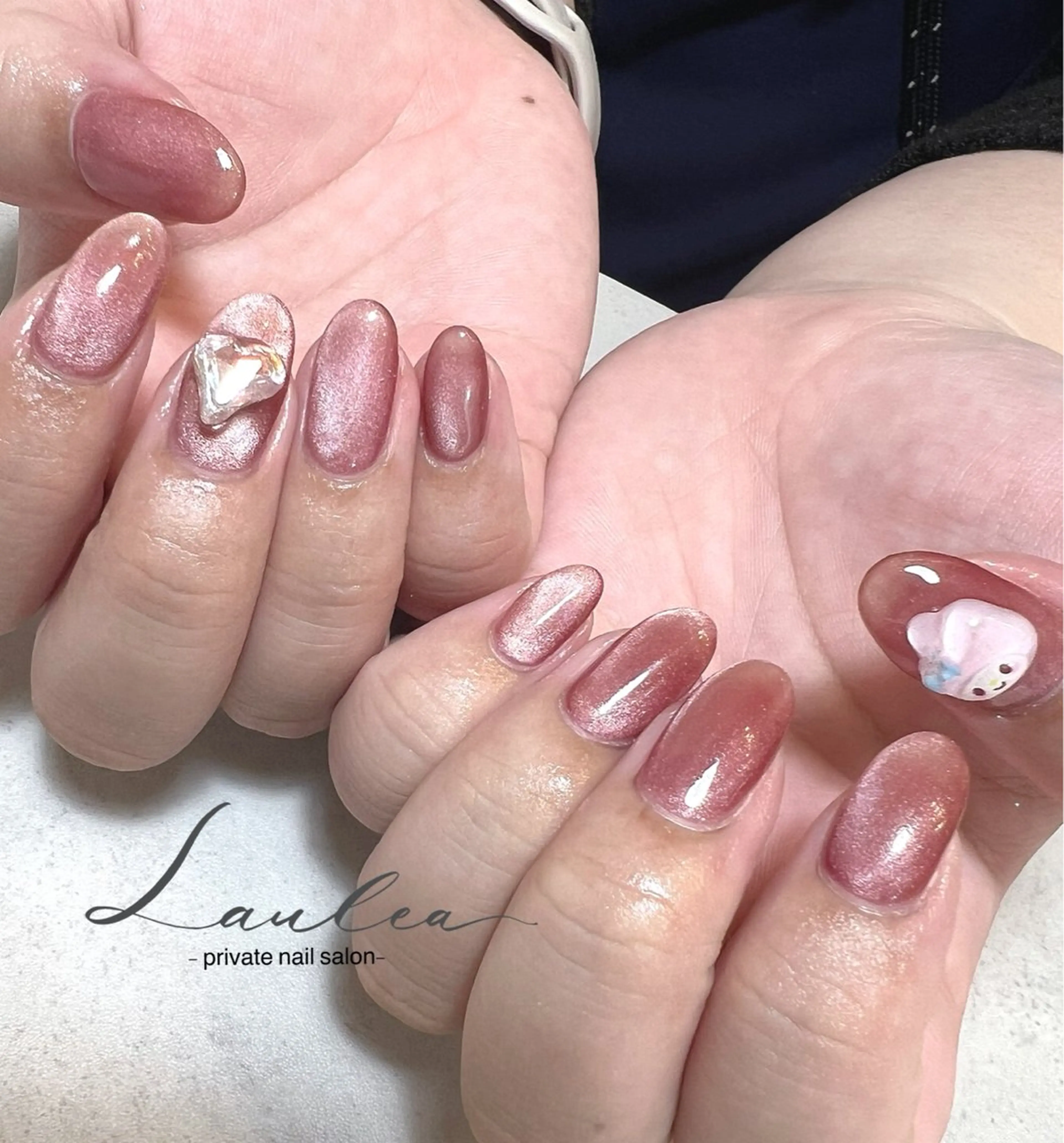 ネイル フットネイル ジェルネイル 韓国ネイル ハンドネイル nail salon Lauleaのネイルデザイン