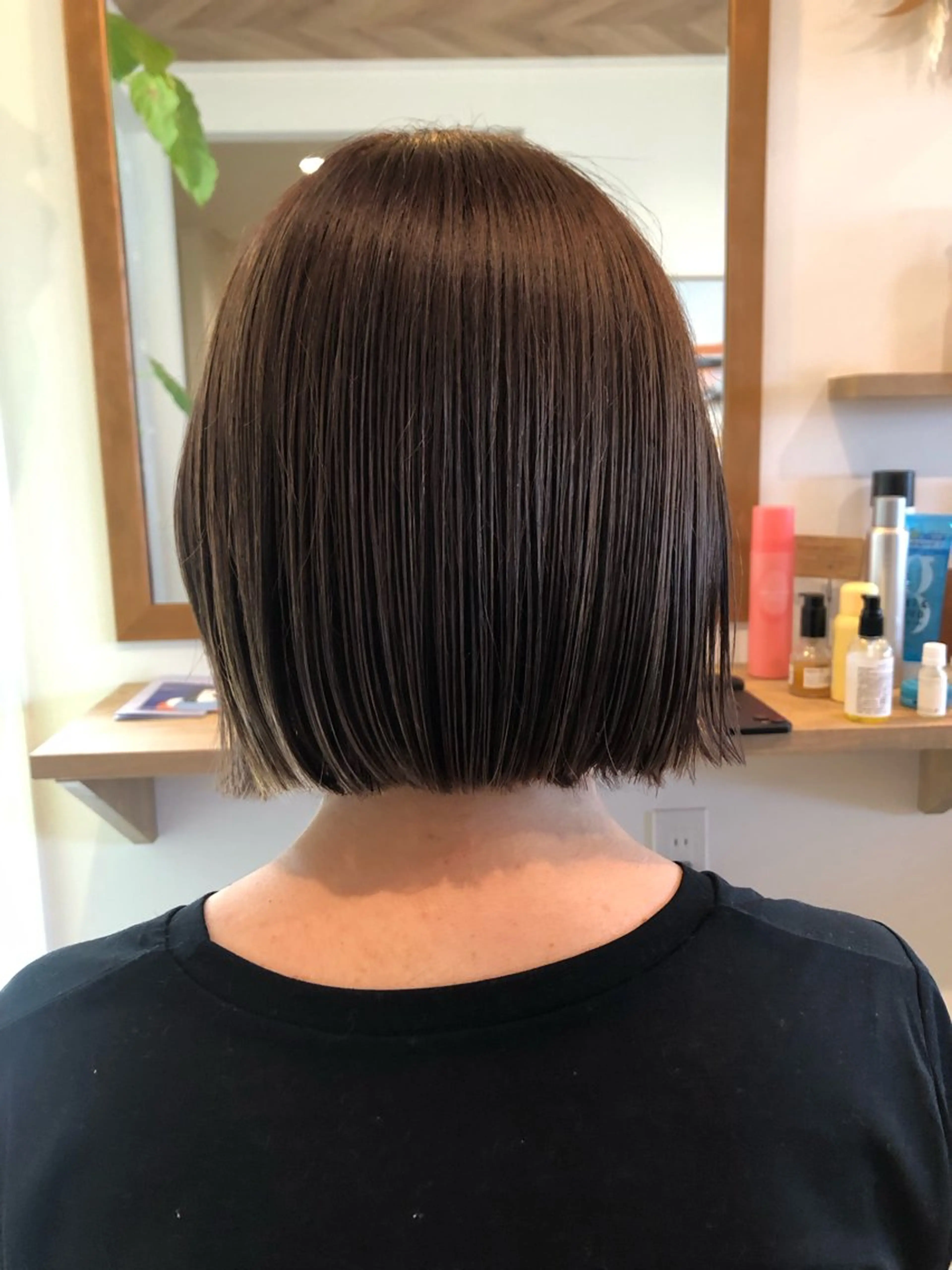 ミディアム カラー 須藤 さやかのヘアスタイル