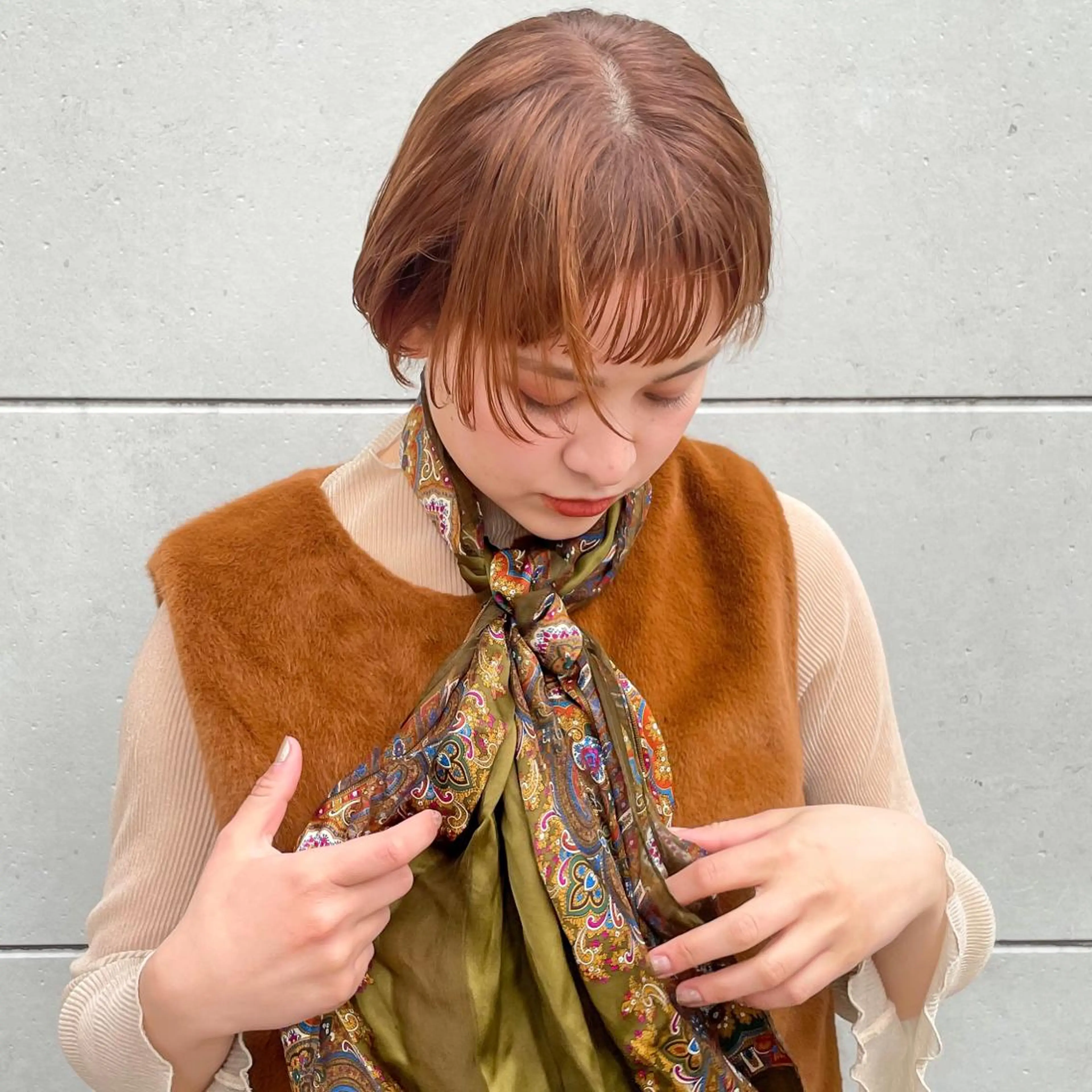 ショート カラー ヘアカラー トリートメント レイヤー/高橋 みく /池下/千種のヘアスタイル