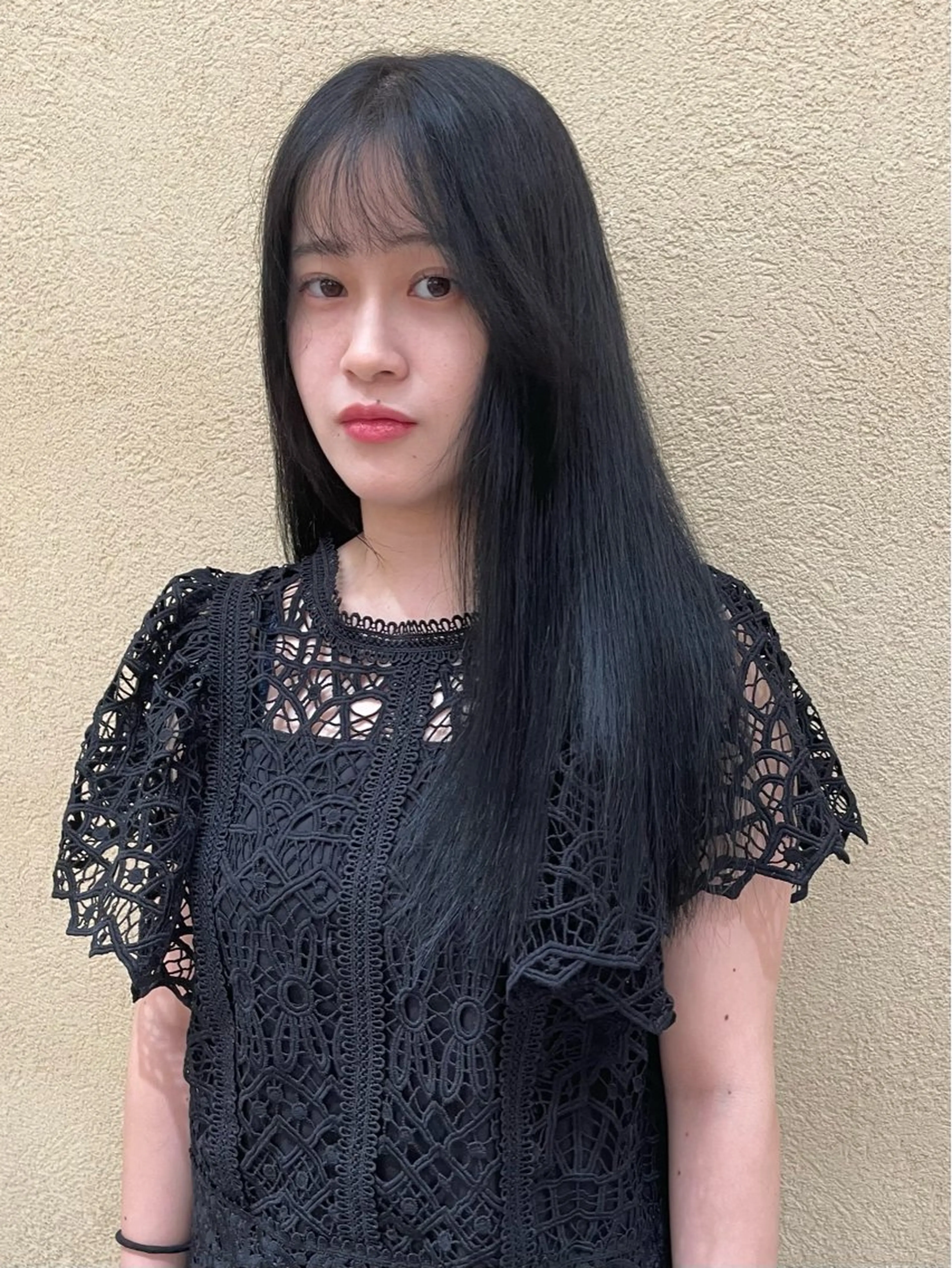 ロング カラー 塩谷 雪花のヘアスタイル