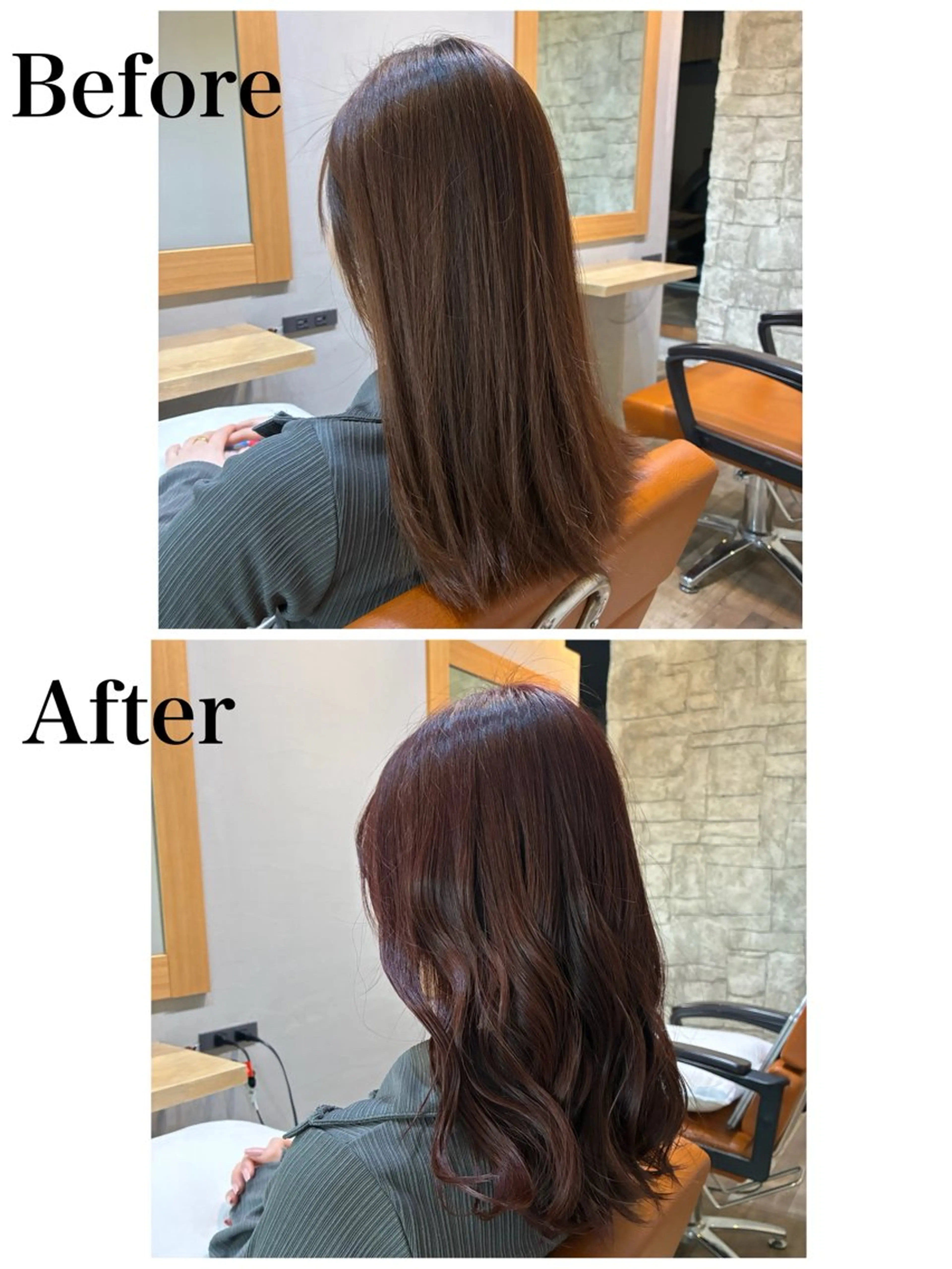 カラー レッドカラー ヘアカラー お褒めの口コミ多数✨ 美髪カラー/浦本冴絵のヘアスタイル