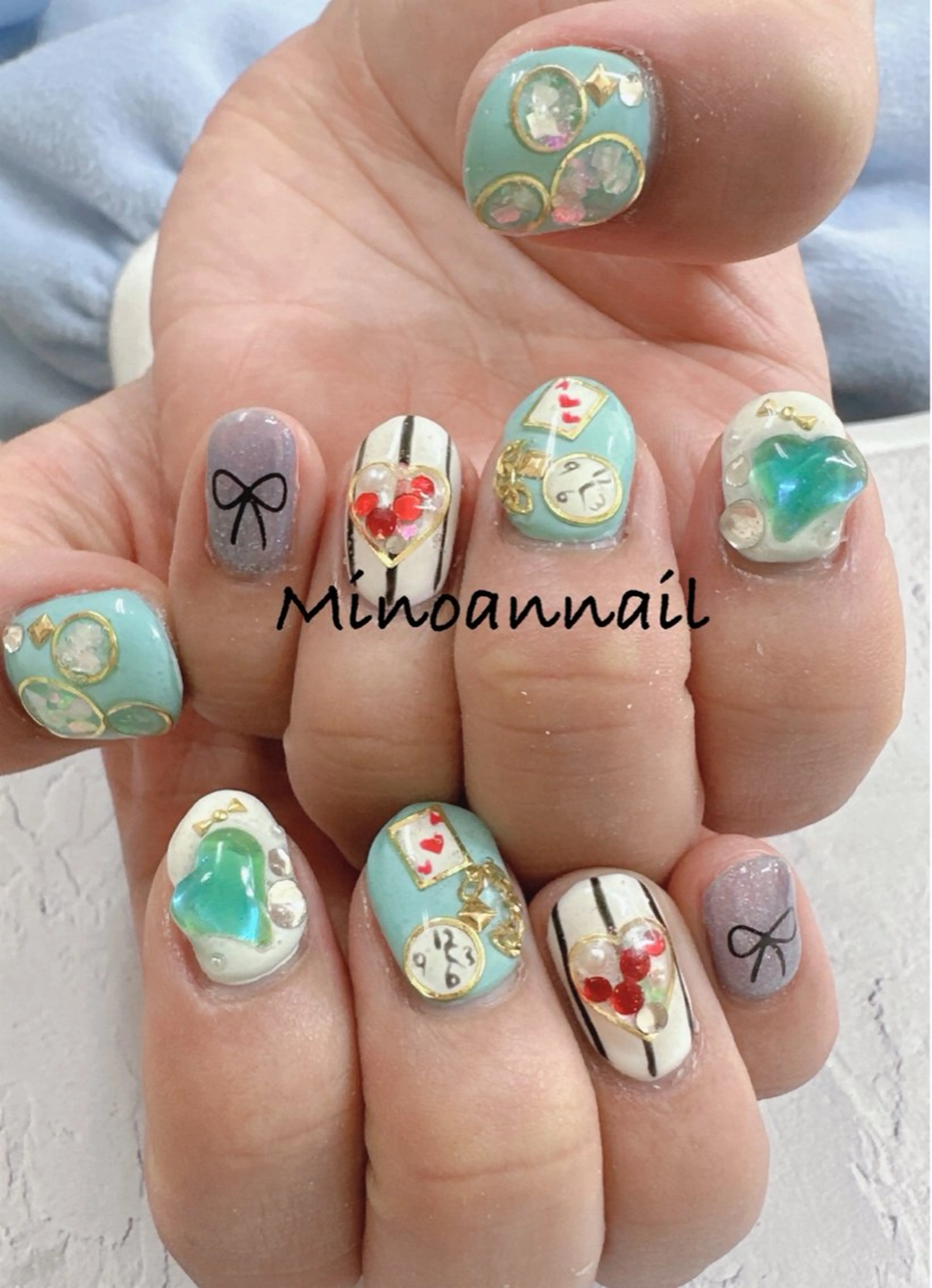 ネイル 美ノ庵ネイルサロン メトロポリタン前店のネイルデザイン