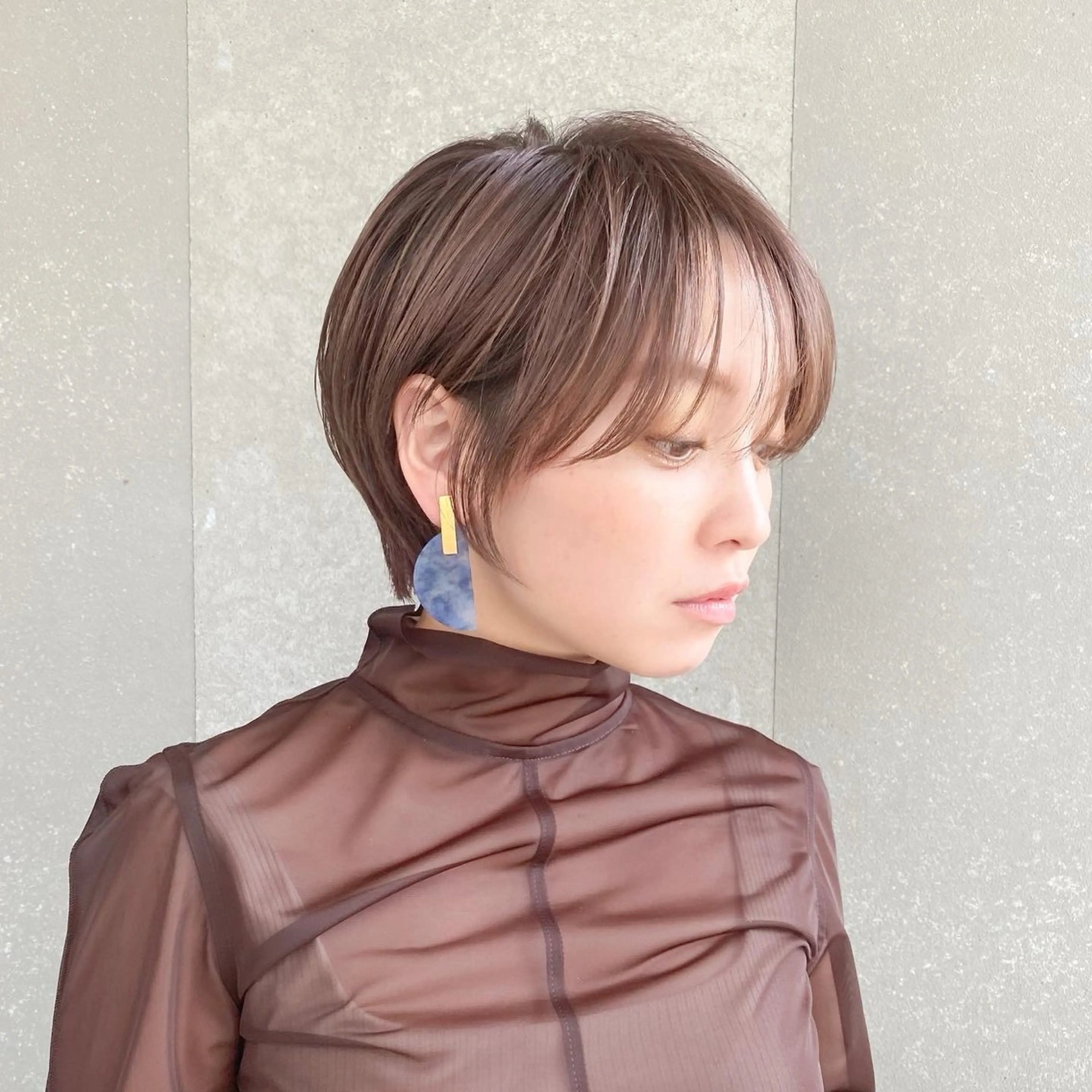 ショート カラー カット ヘアカラー トリートメント 似合わせ/小顔カット 🔷山方直也のヘアスタイル