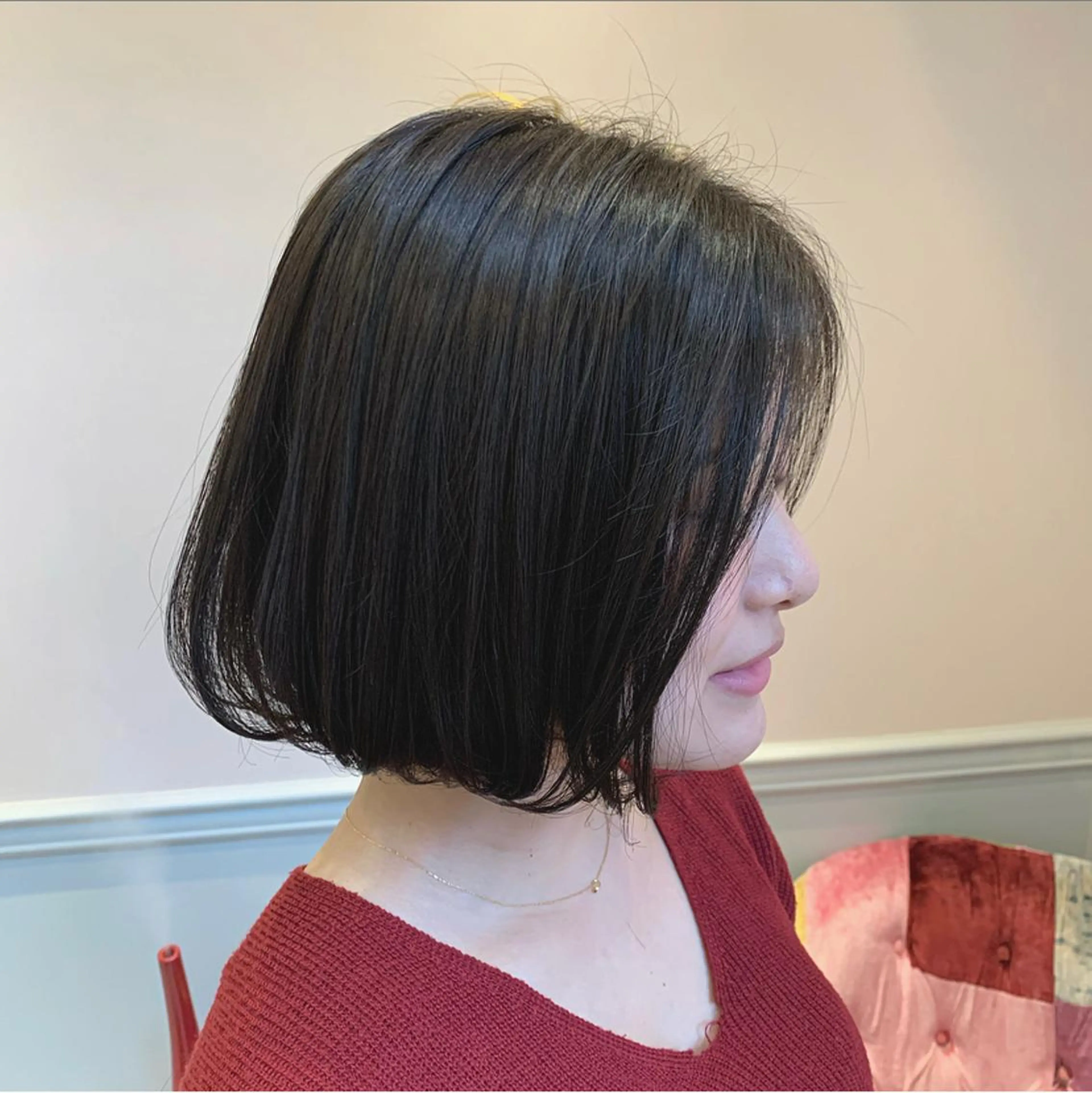 ミディアム ボブ 鈴木 麻希のヘアスタイル