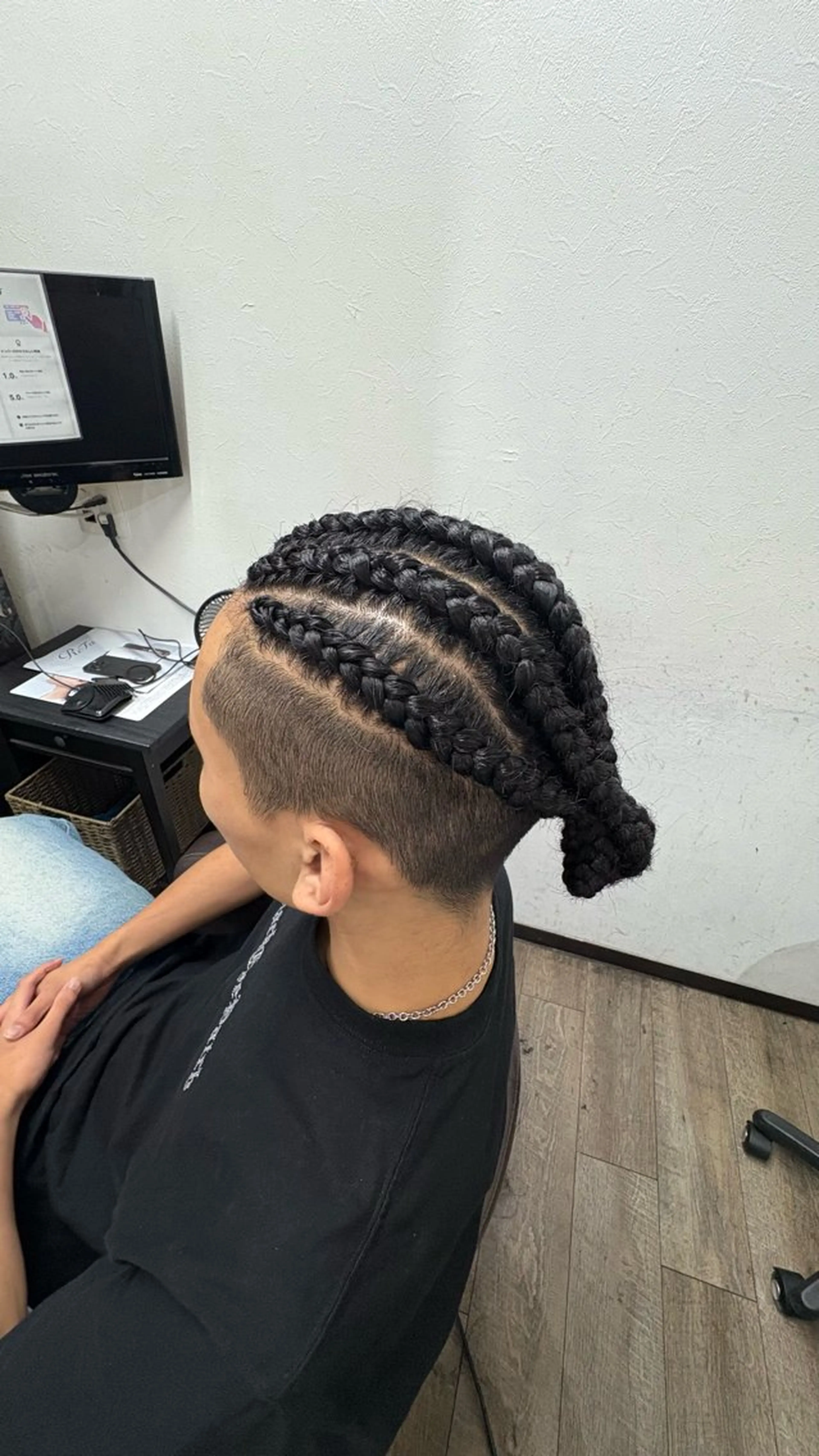 ヘアアレンジ メンズ ヘアセット WEST OLAND 黒坂佳乃のヘアスタイル