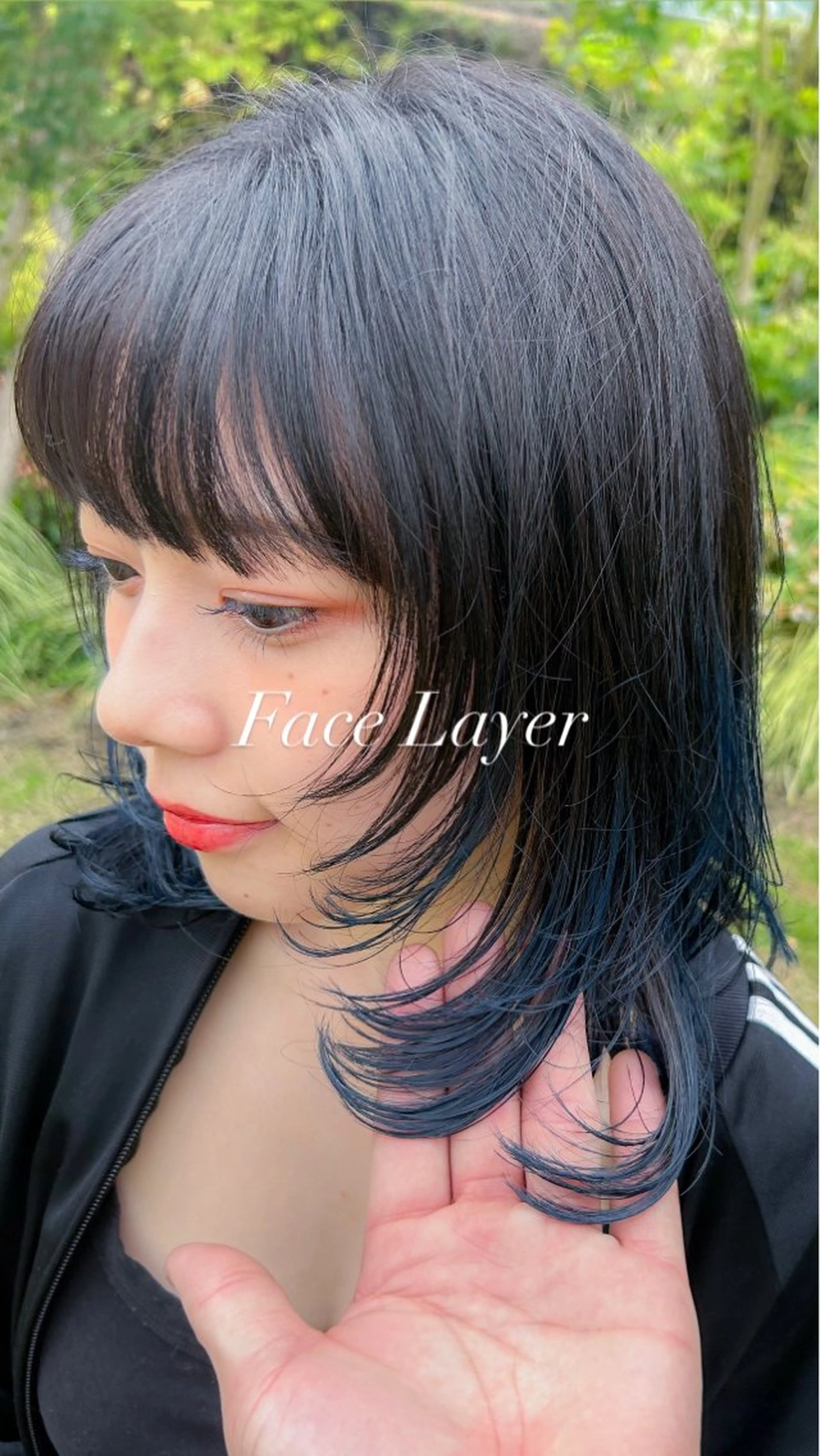 ミディアム カラー 顔まわりレイヤー 顔周りカット レイヤーカット 似合わせカット 顔周りレイヤー/ボブ 銀座✨中野まさひろのヘアスタイル
