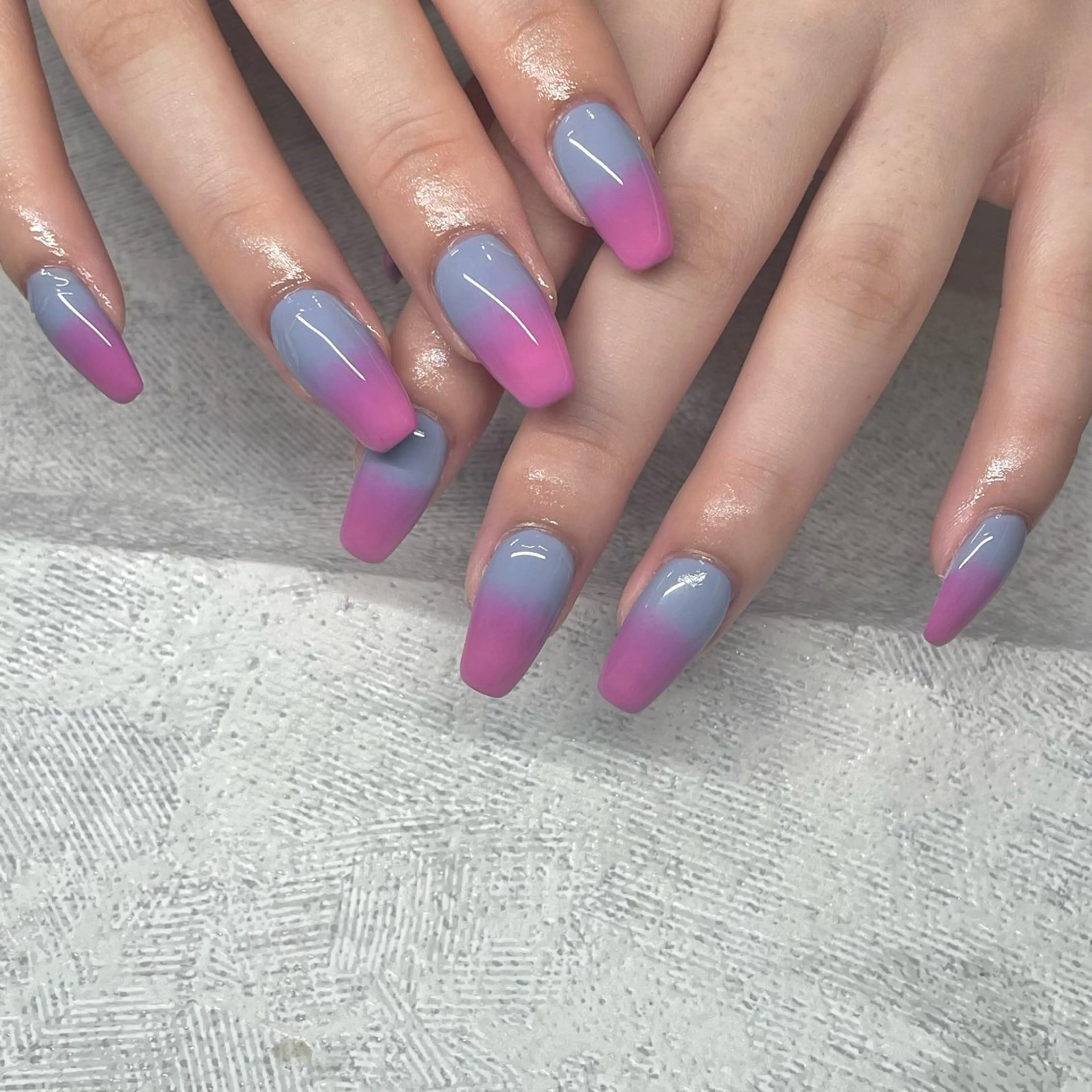 ネイル グラデーション ハンドネイル ハンドケア nailsalon SuMILEのネイルデザイン