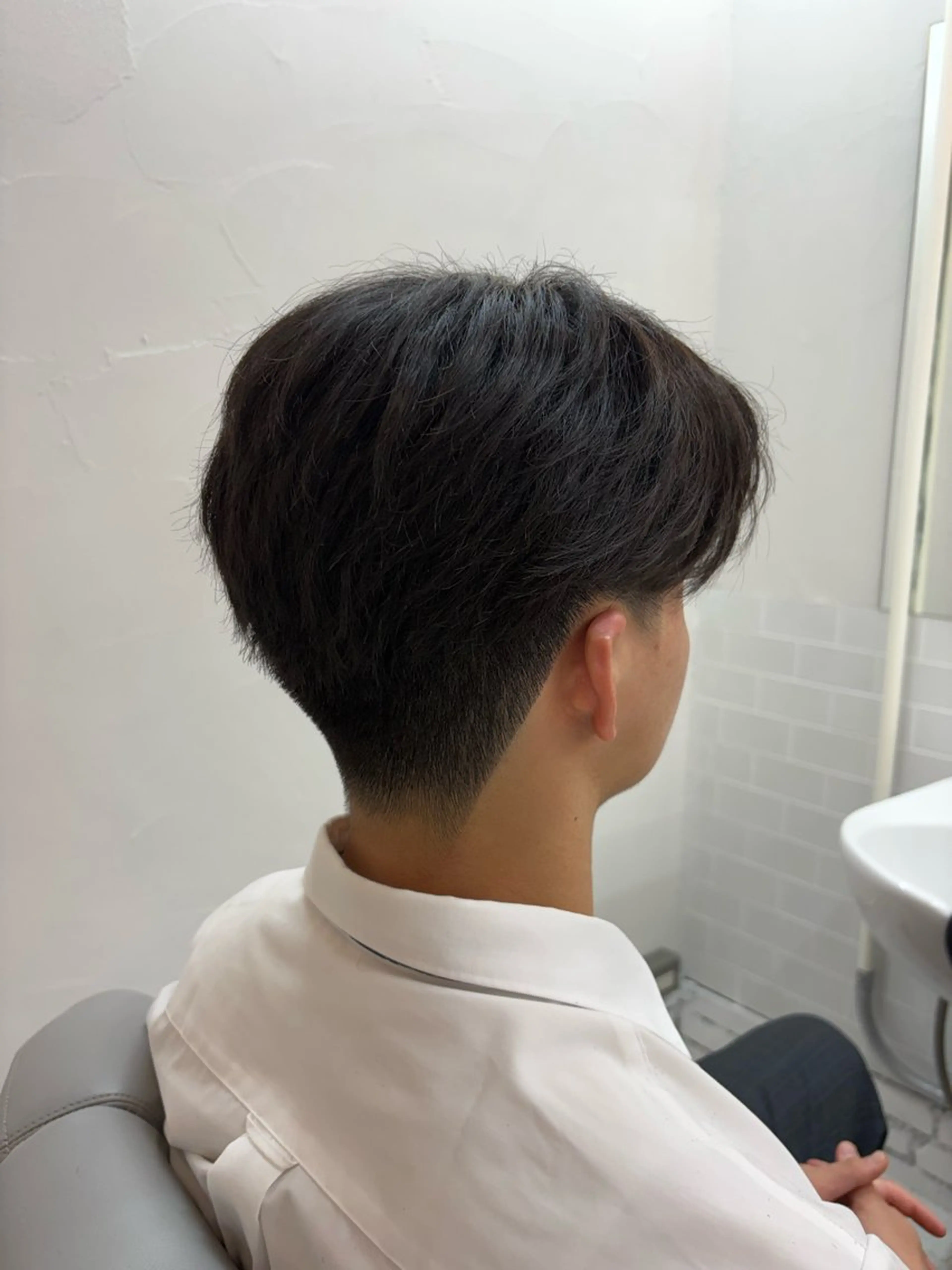 メンズ センターパート カット 高澤 ひかるのヘアスタイル