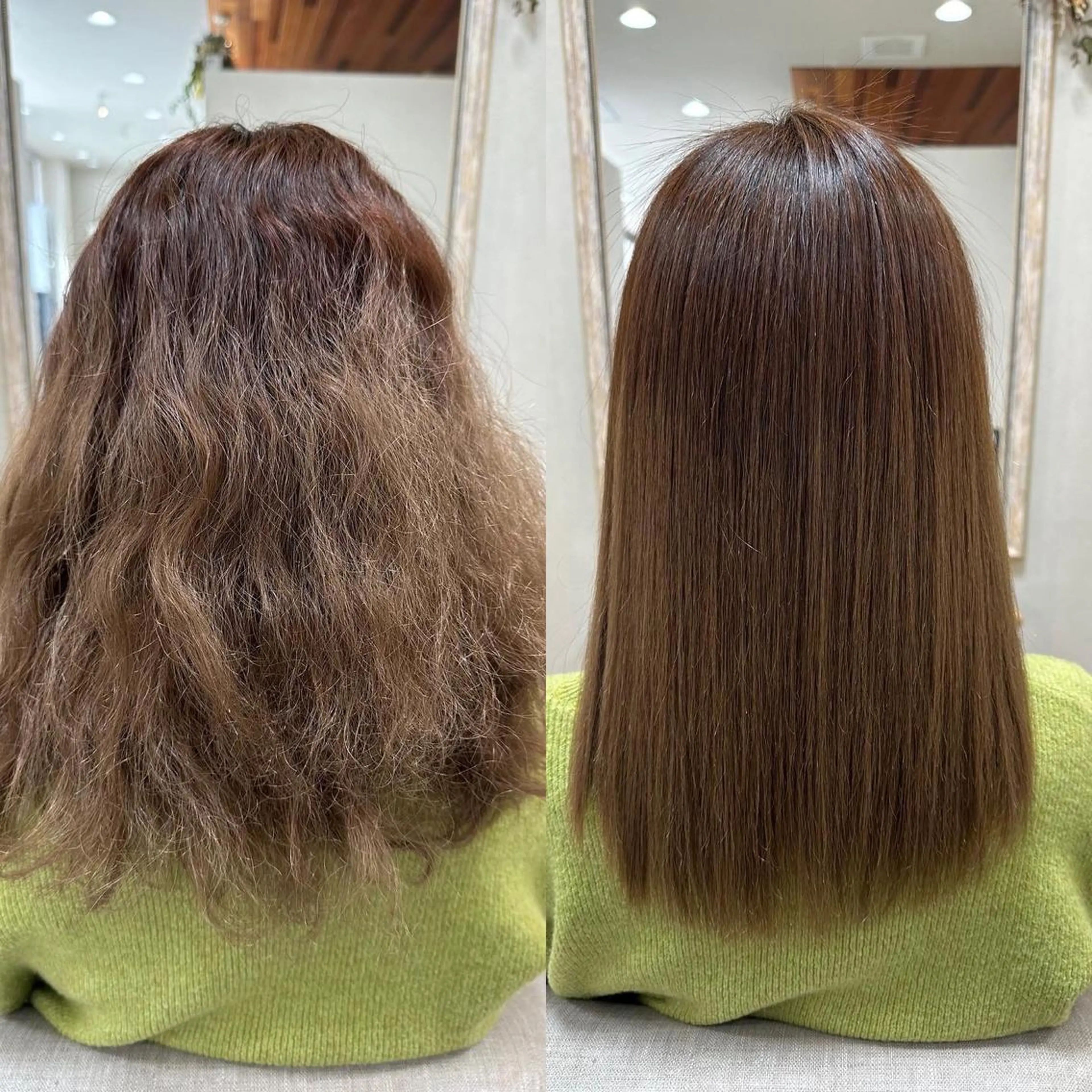 セミロング カラー パーマ カット 縮毛矯正 池田 雄太 ✨美髪縮毛矯正✨のヘアスタイル