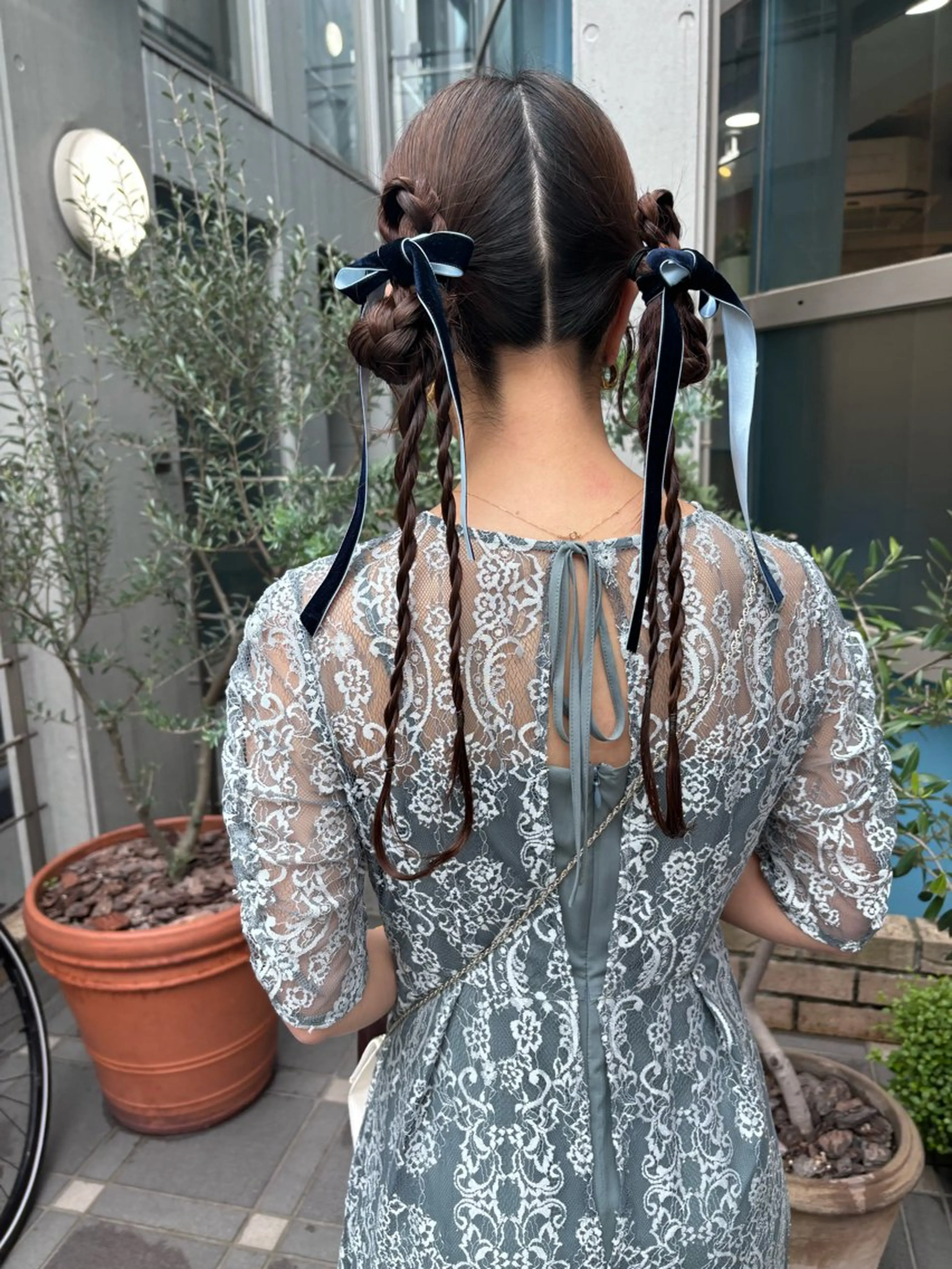 ロング ヘアアレンジ ヘアセット しみず さくら🌸のヘアスタイル