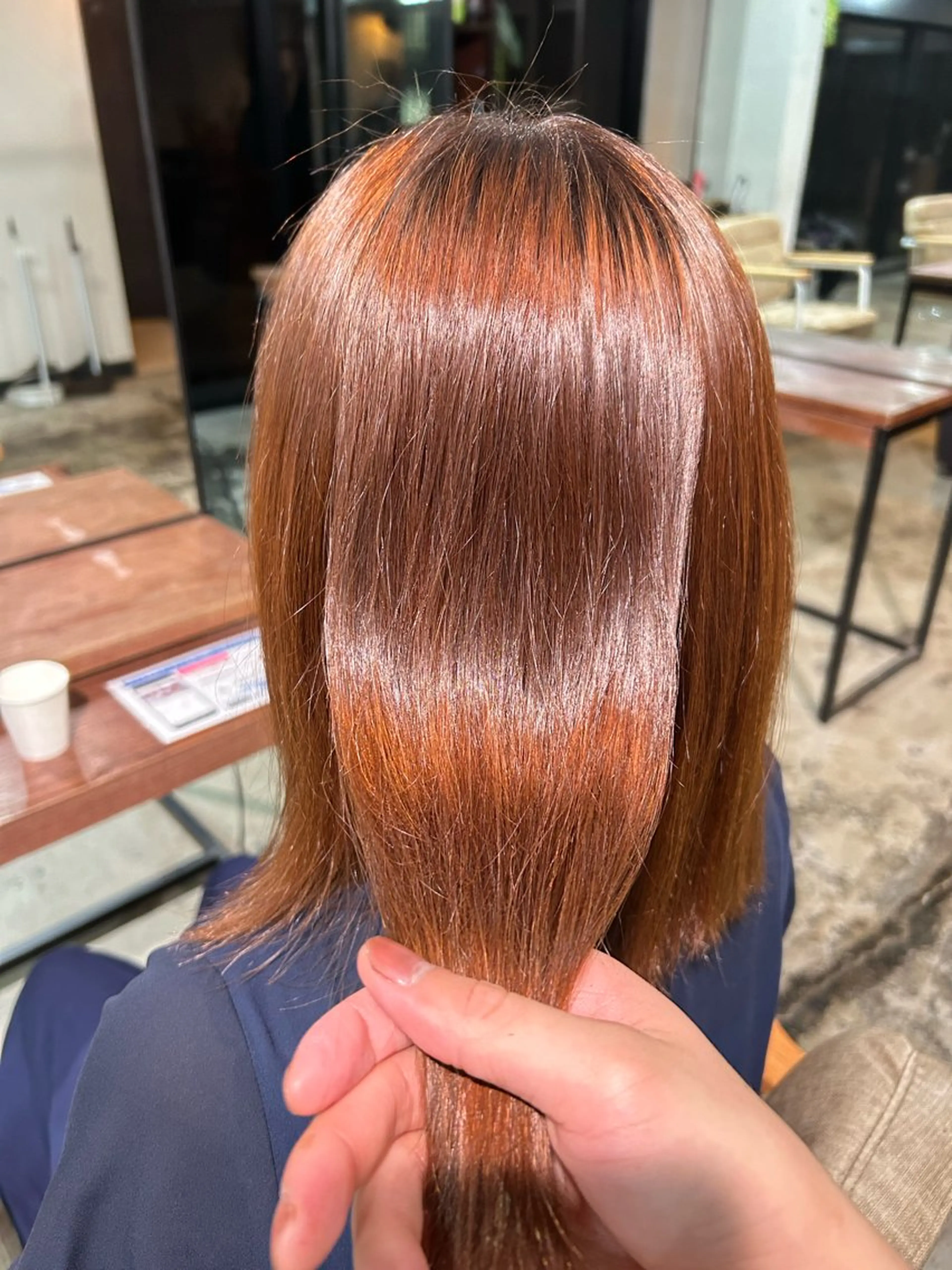 ミディアム カラー カット ヘアカラー トリートメント ブリーチ職人/ shori/店舗代表のヘアスタイル