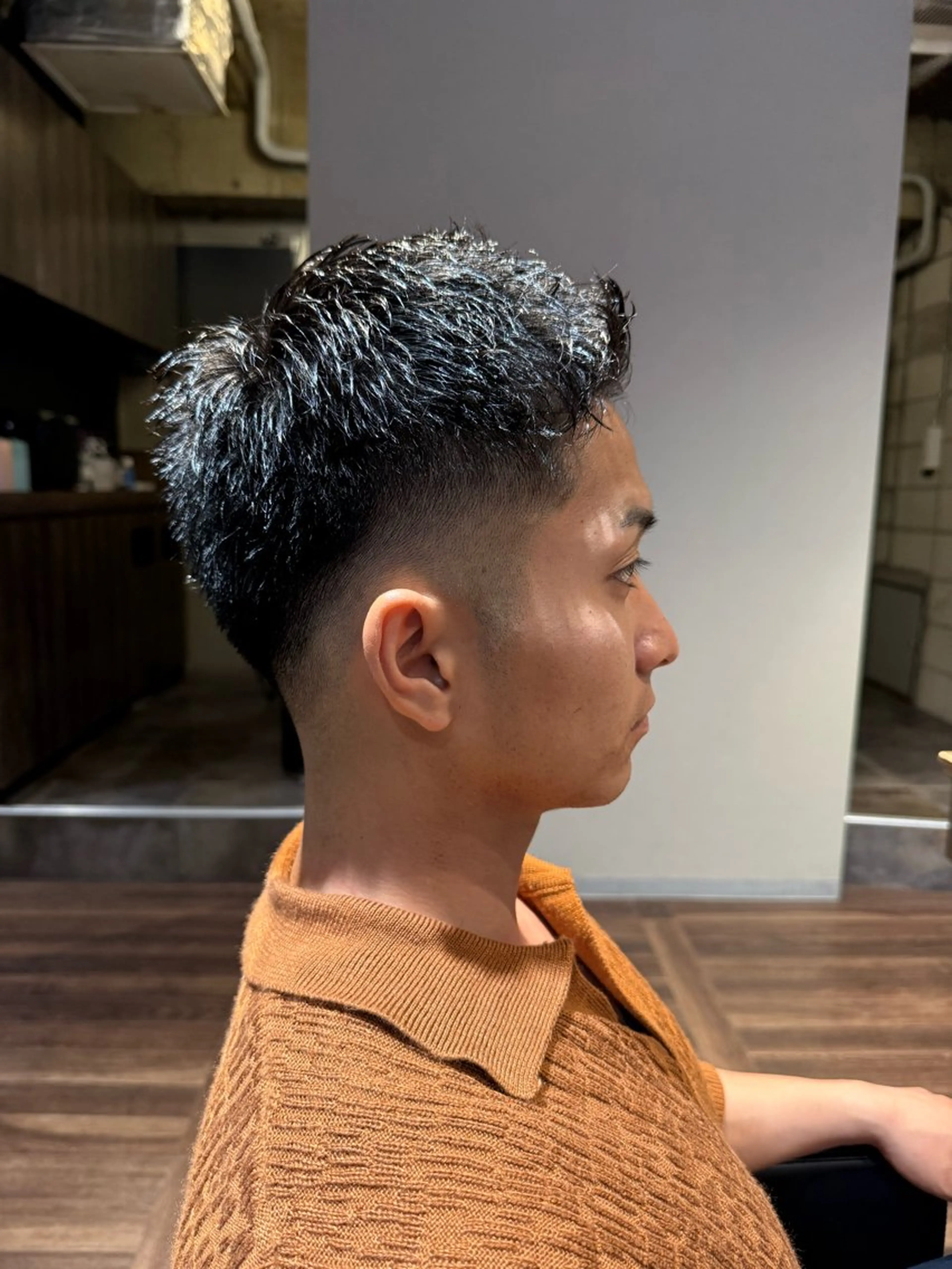 ショート メンズ フェードカット スキンフェード メンズ/佐藤 恒輝のヘアスタイル