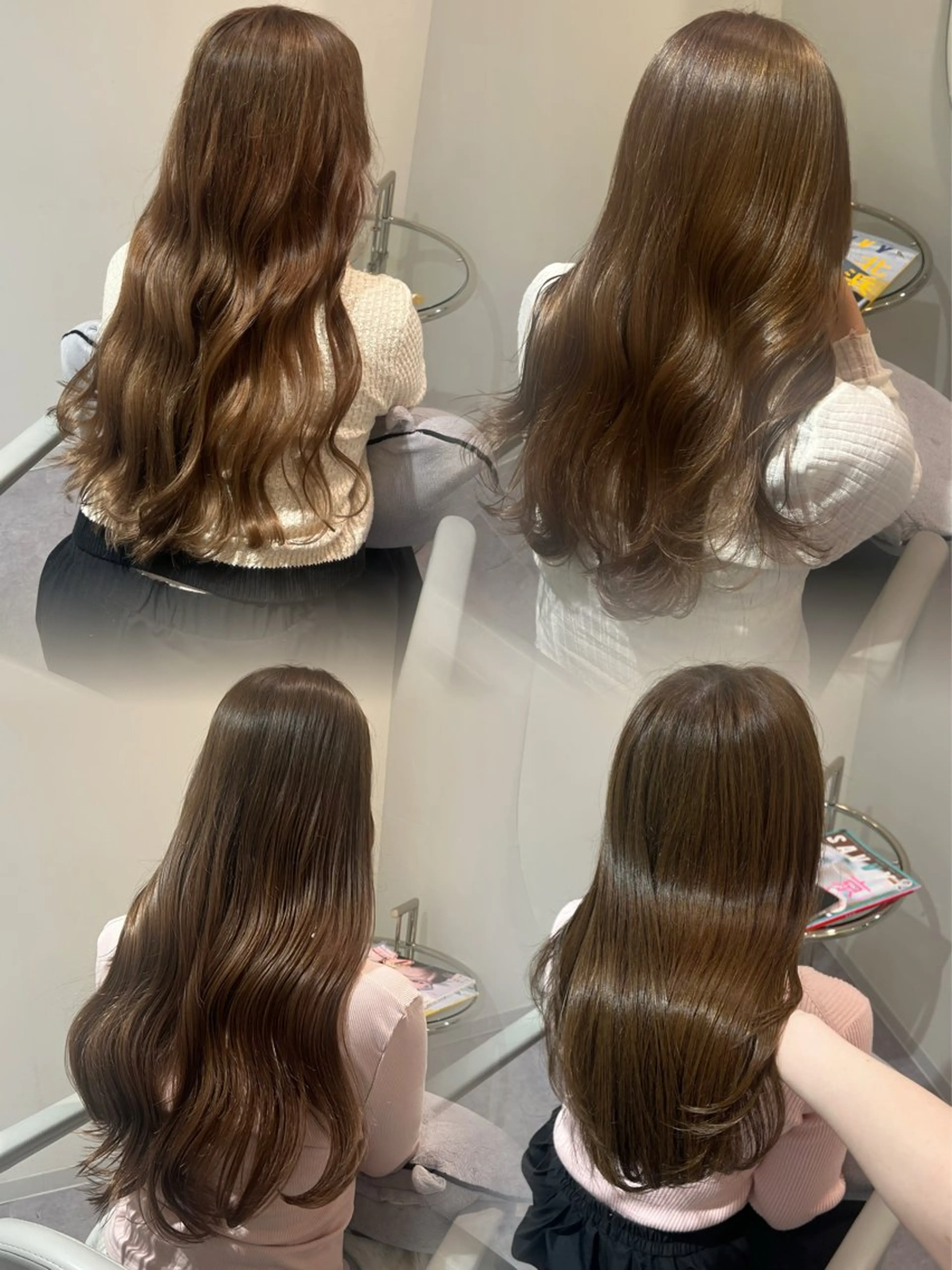 ロング ヘアカラー トリートメント 美髪✨艶髪✨髪質改善 カラー特化🌙鈴屋和のヘアスタイル