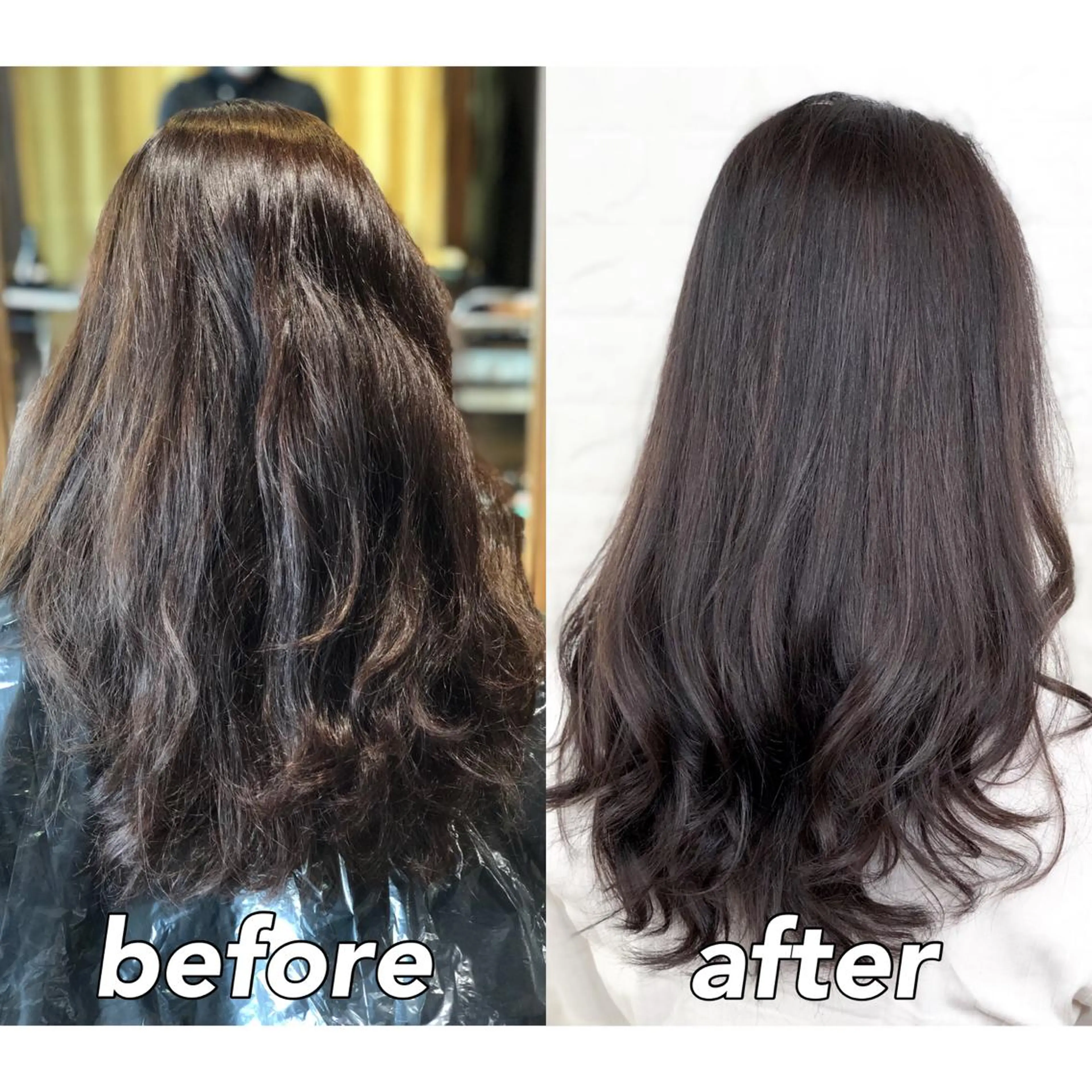 セミロング カラー アッシュ アッシュブラウン ブラウンカラー ハイライトカラー ハイライト 髪質改善特化KIZU /艶髪研究（京都）のヘアスタイル