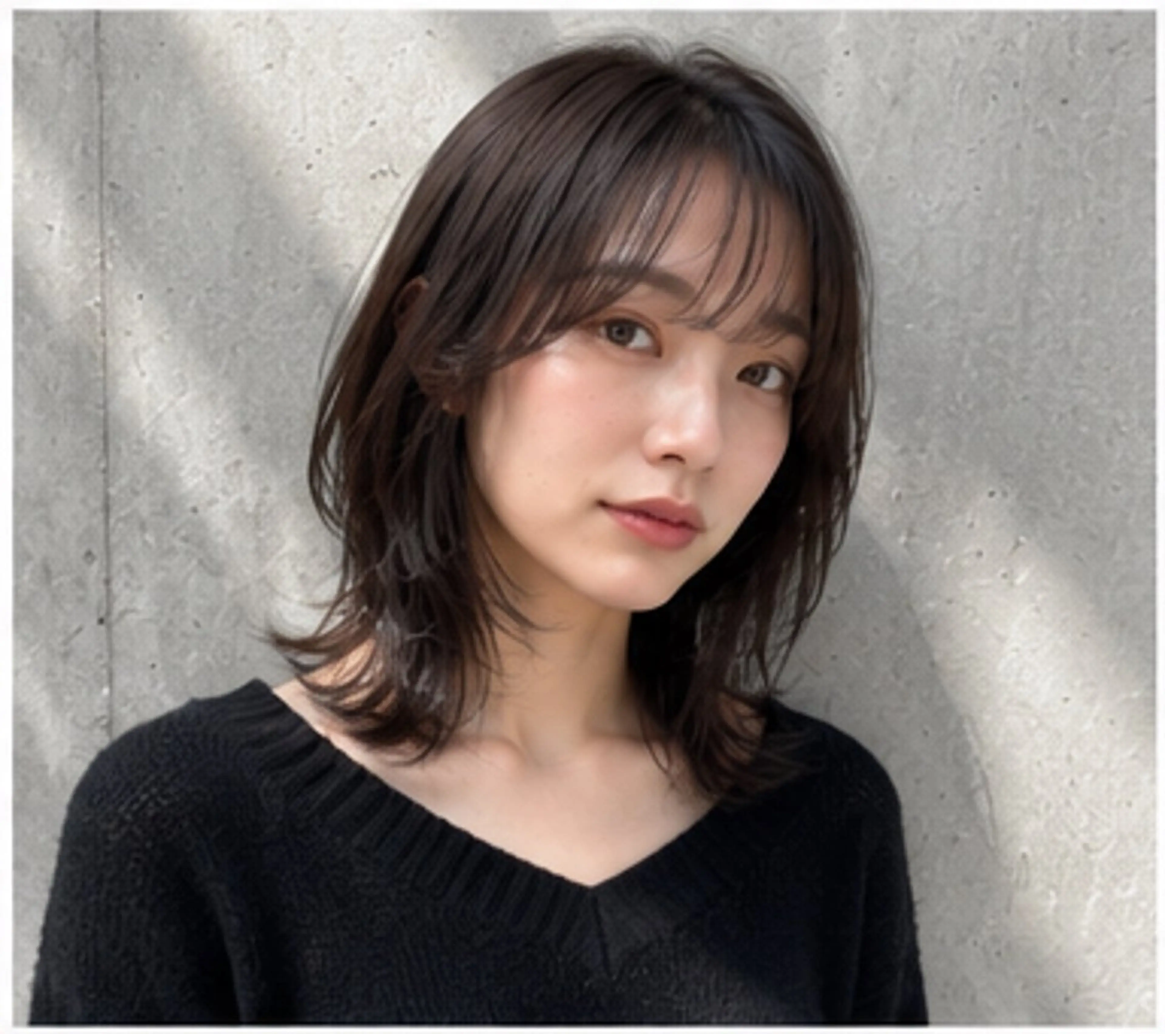 ミディアム カラー パーマ カット ヘアカラー トリートメント レイヤー/グレージュ 髪質改善/コウスケのヘアスタイル