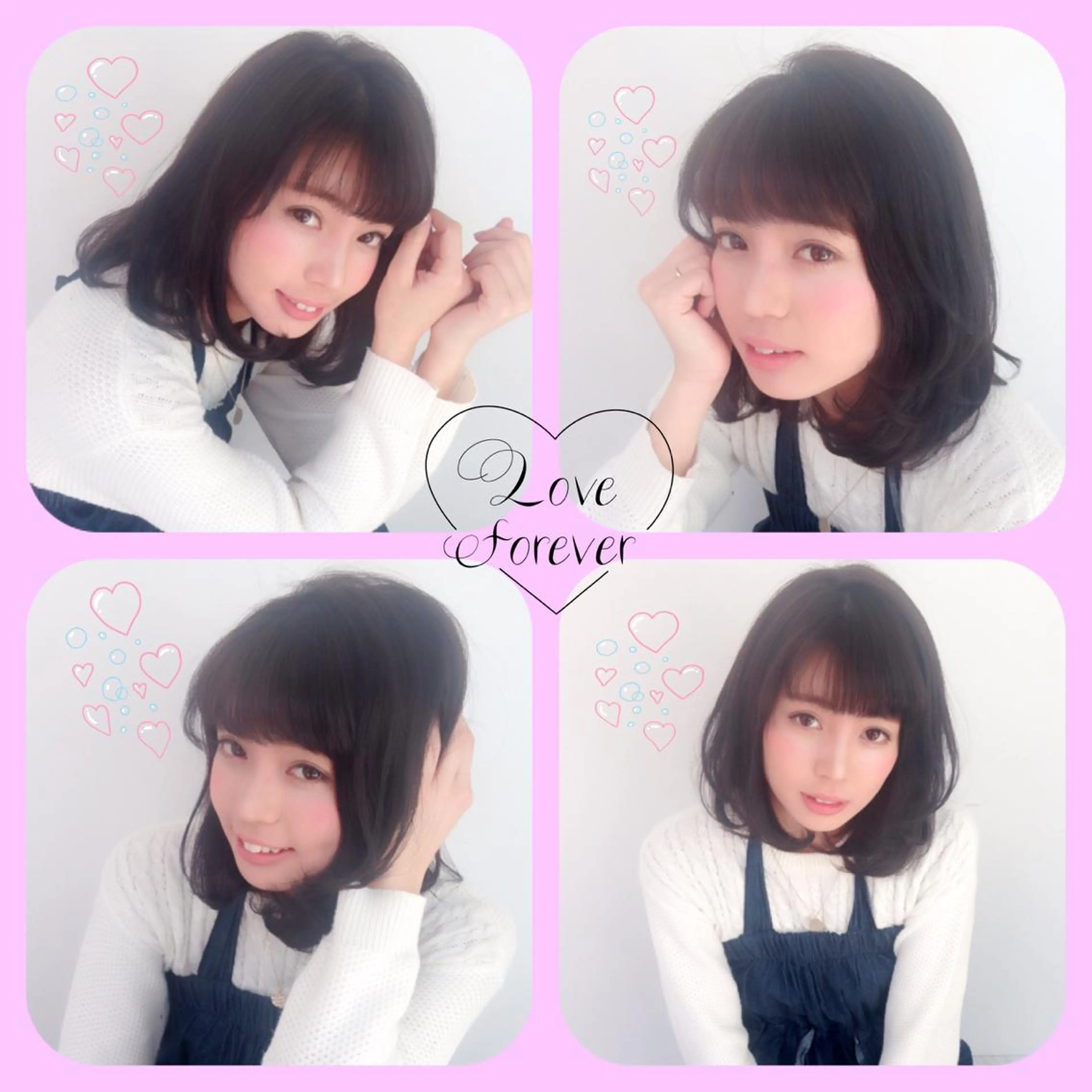 ミディアム パーマ ミディアムパーマ ボブ レイヤーカット 韓国ヘア得意❤︎森澤 悠佳のヘアスタイル