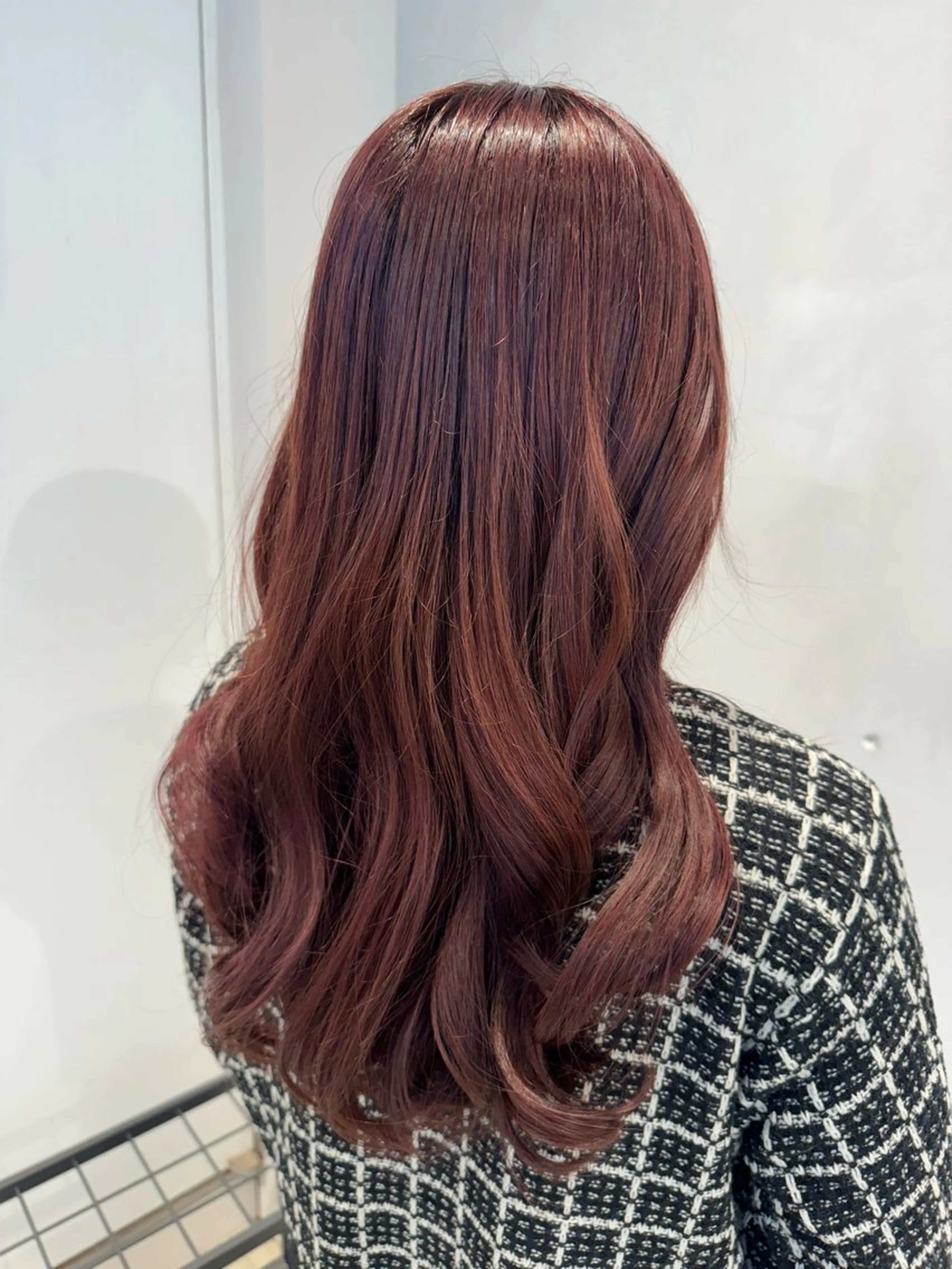 ロング カラー ブリーチ ブリーチなしカラー ピンクカラー ヘアカラー トリートメント 透明感カラー✨艶髪 制作🌱山根あゆみのヘアスタイル