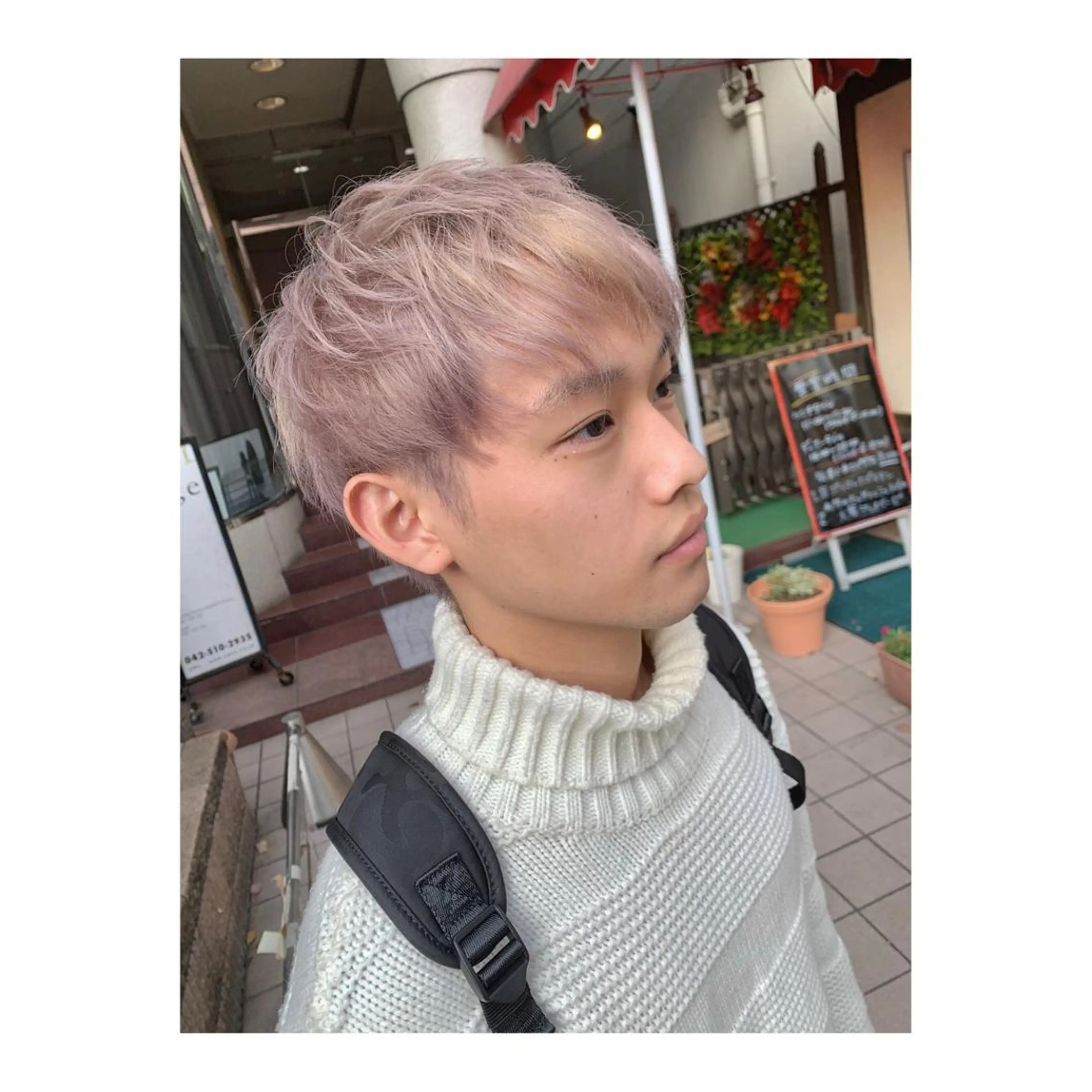 ショート カラー メンズ ange☞ soutaのヘアスタイル