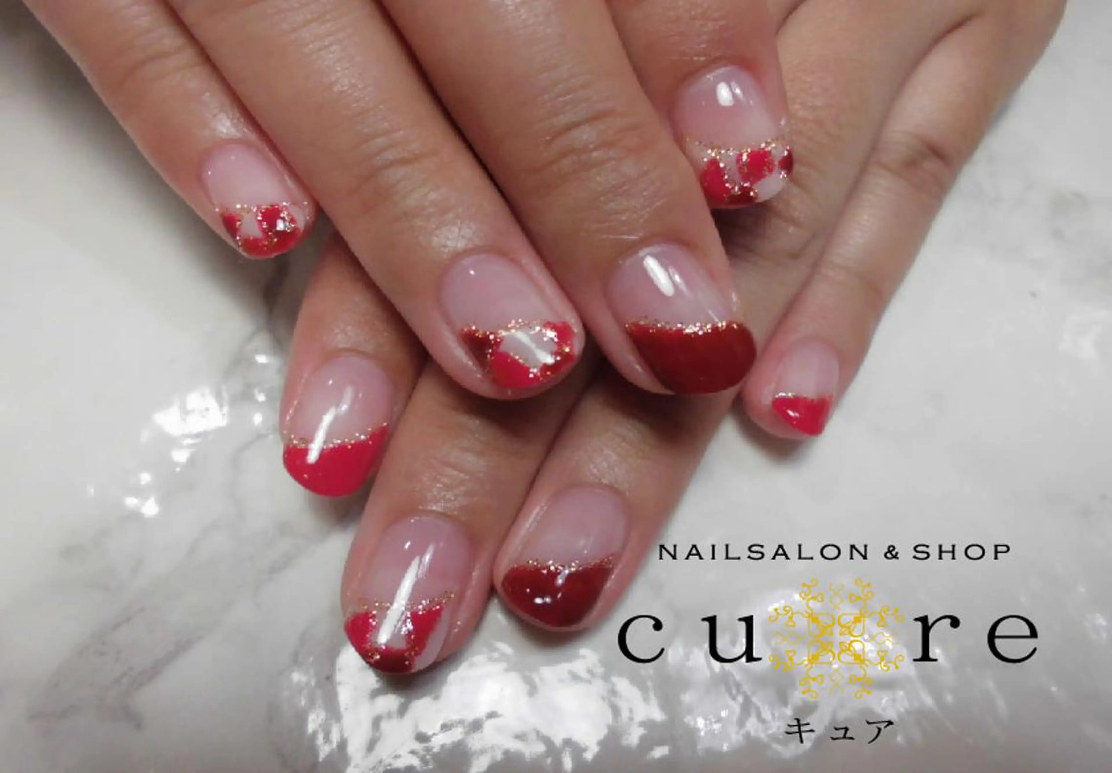 ネイル ショート ネイルサロン Cureのネイルデザイン
