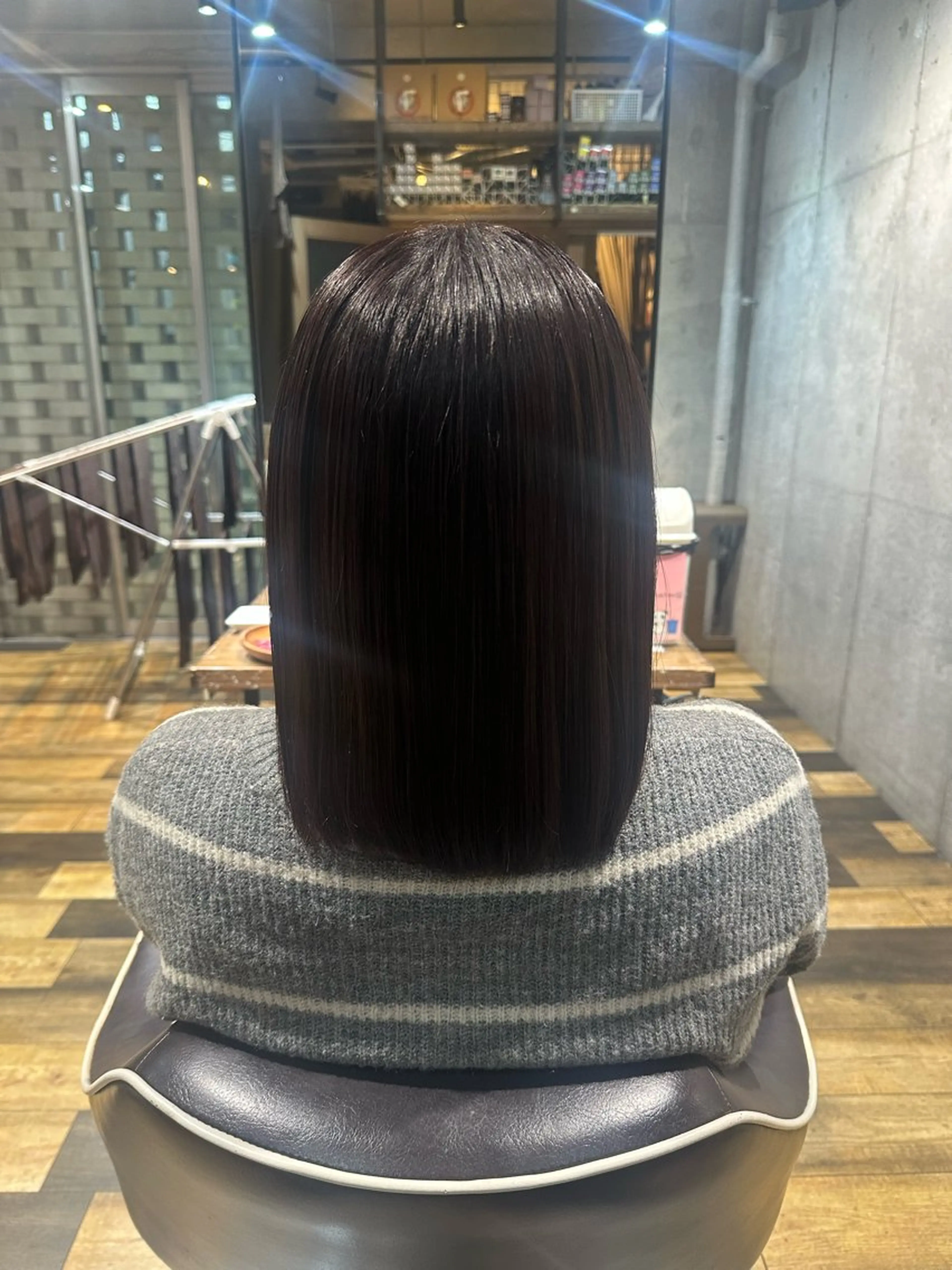 ミディアム カラー ヘアカラー flannel 優介のヘアスタイル