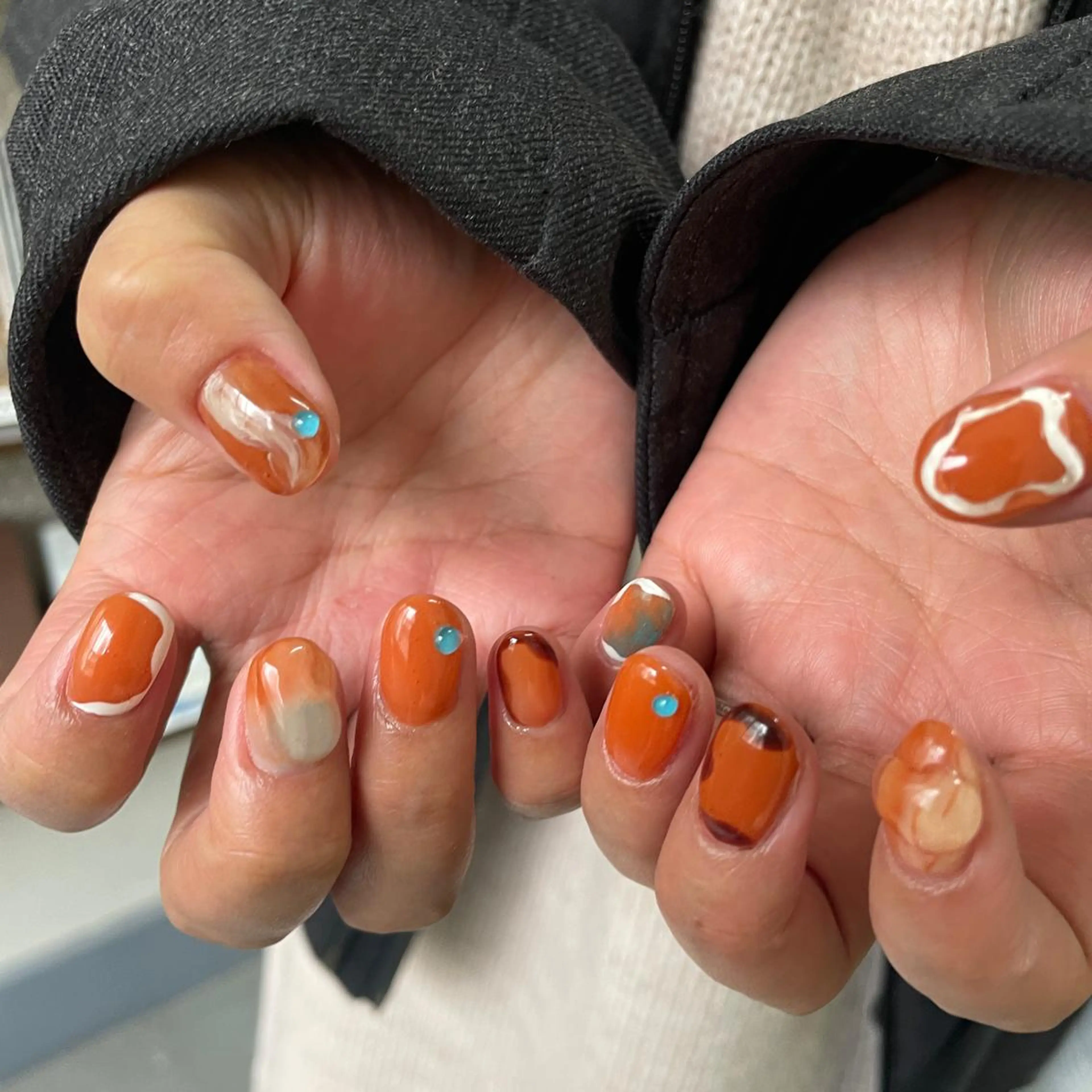 ネイル ゆびノさき茨木店 ニュアンス/アートのネイルデザイン