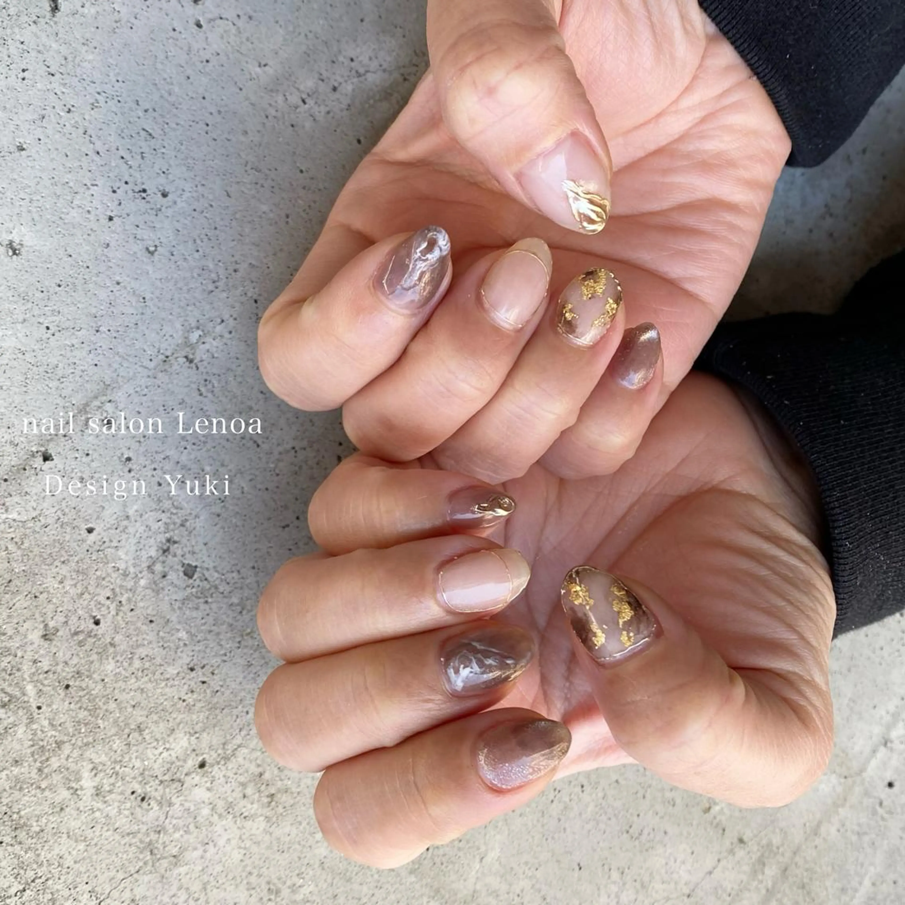 ネイル ハンドネイル Lenoa Yukiのネイルデザイン