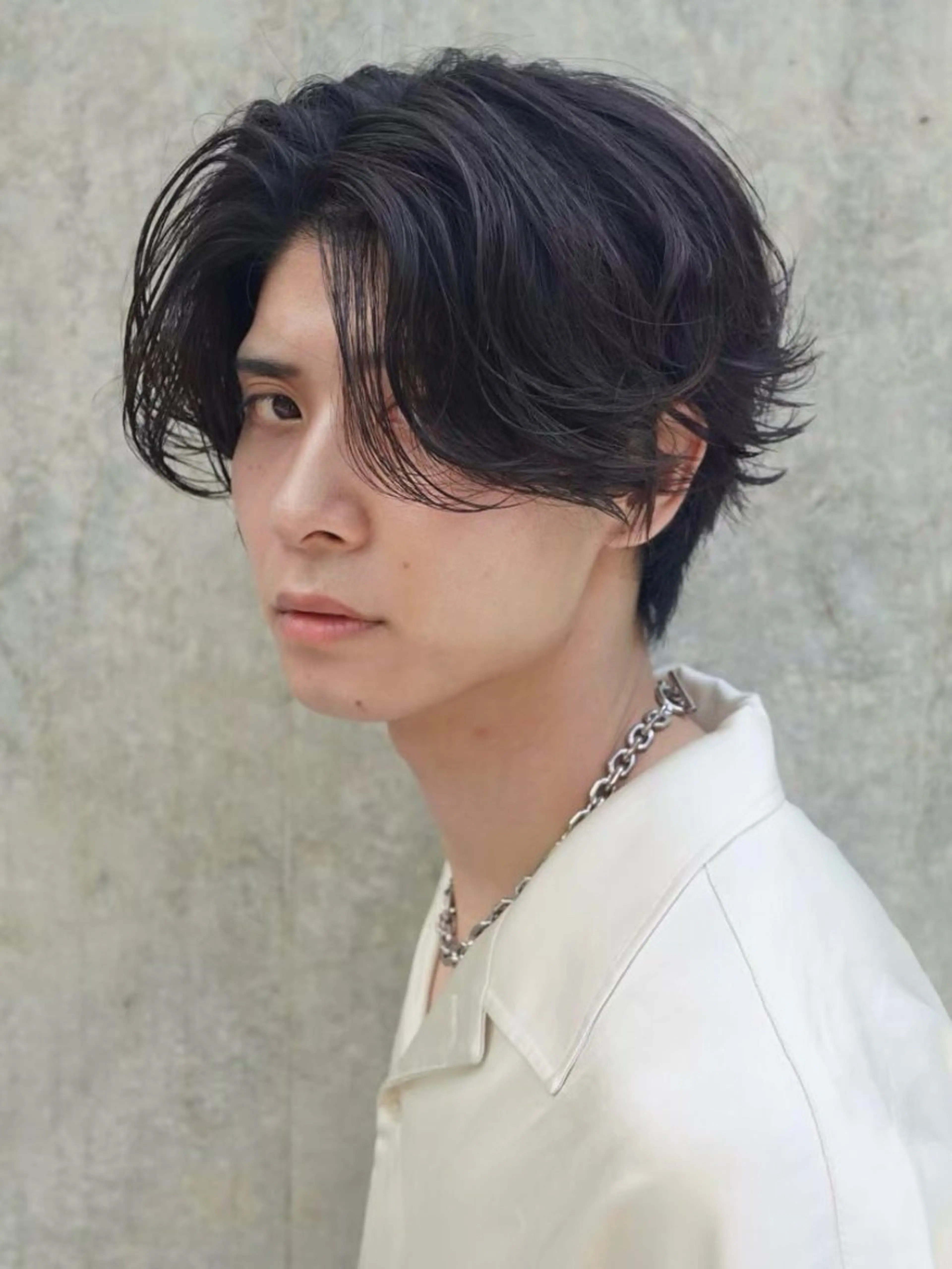 ショート パーマ メンズ 豊崎 佑輔のヘアスタイル